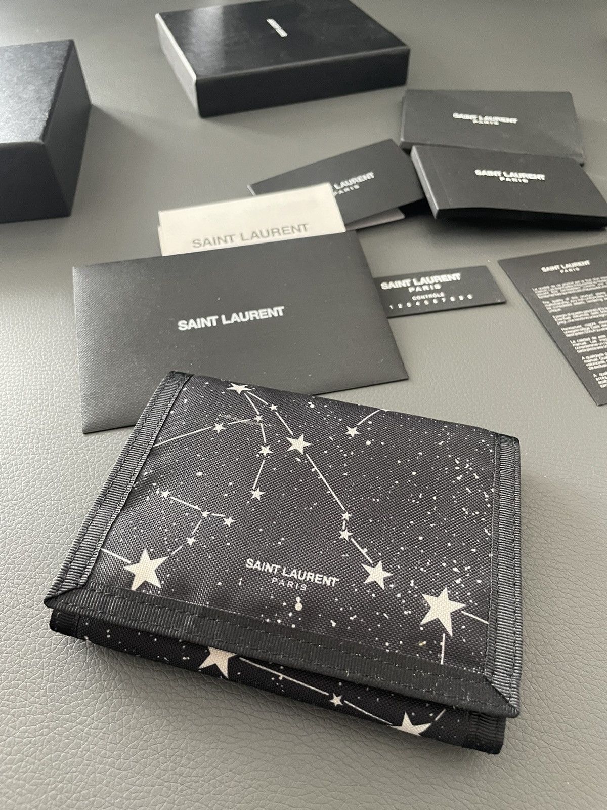 Saint Laurent Paris × Yves Saint Laurent Rare Brand NEW Runway Star Unisex Wallet Limited Edition Size ONE SIZE - 5 Thumbnail