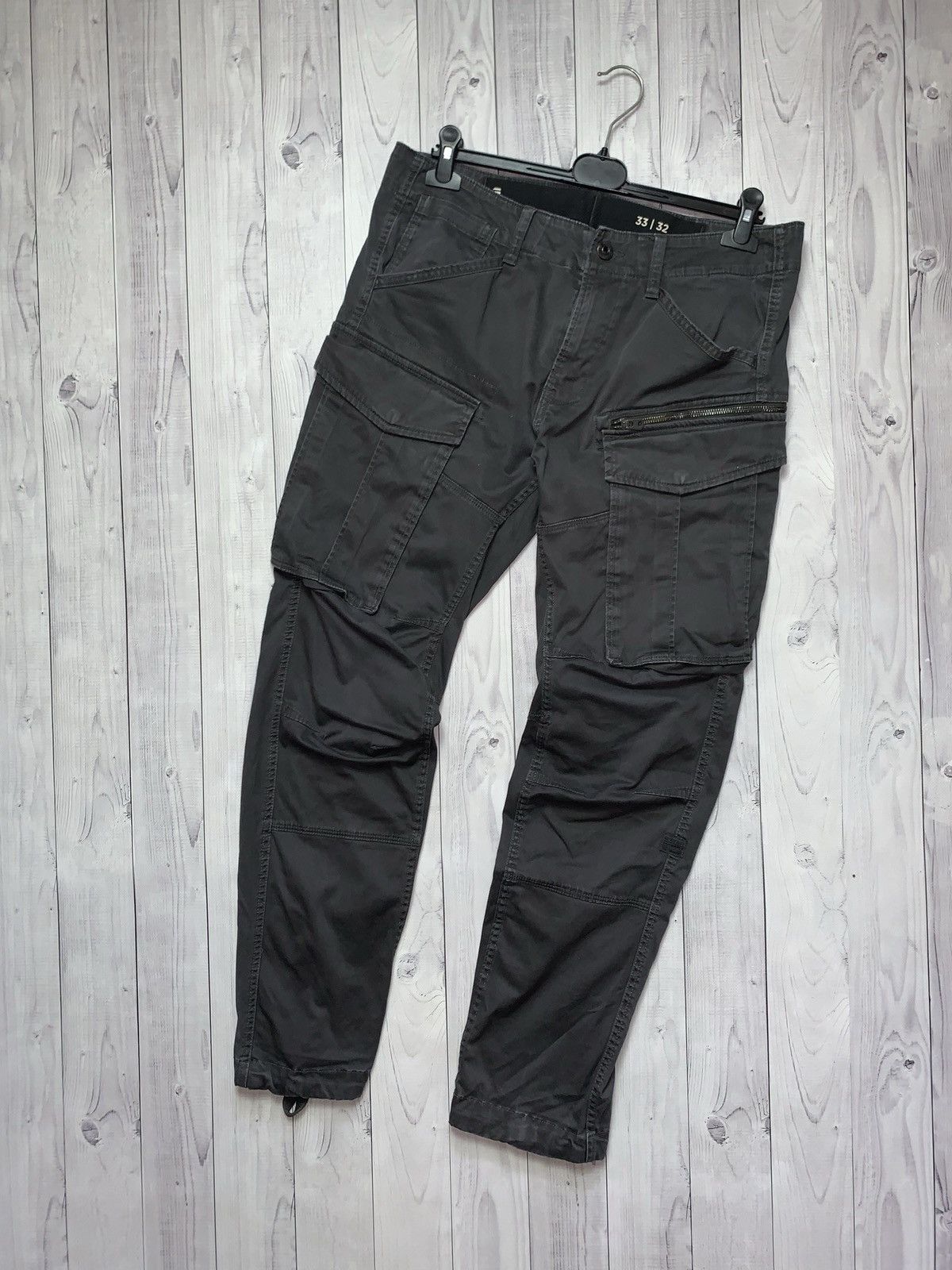 G-Star × Vintage Vintage Raw G Star pants cargo pocket size 33/32 Size US 33 - 1 Thumbnail