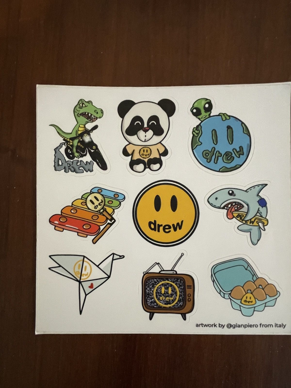 Drew House Drew House Sticker Set (5 available) Grailed