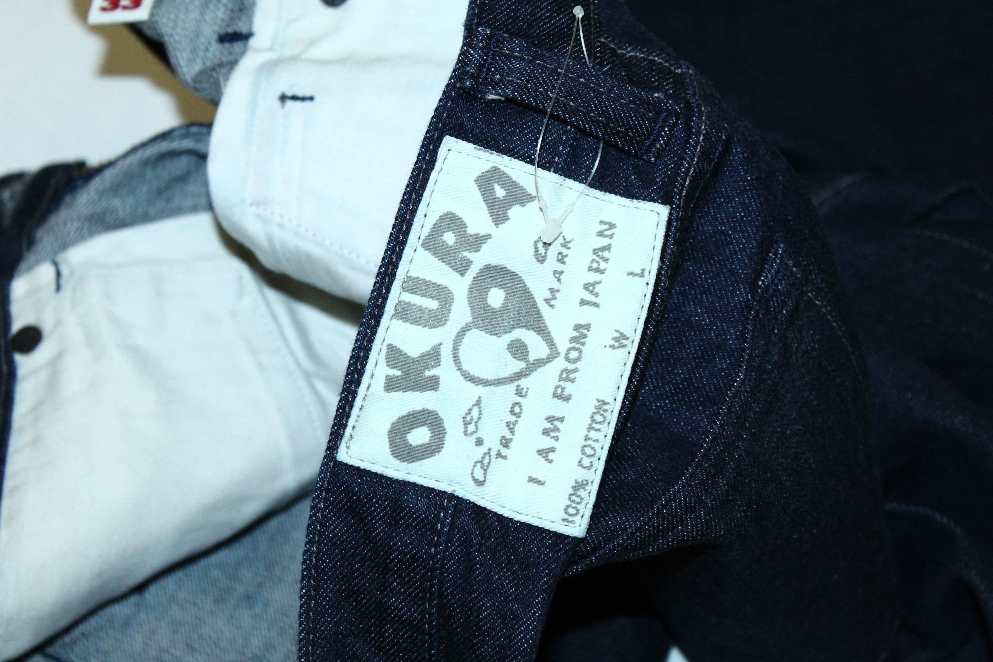 Okura VTG HR Market x Okura x Blue Blue Japan Deep Indigo Jeans Size US 34 / EU 50 - 1 Thumbnail