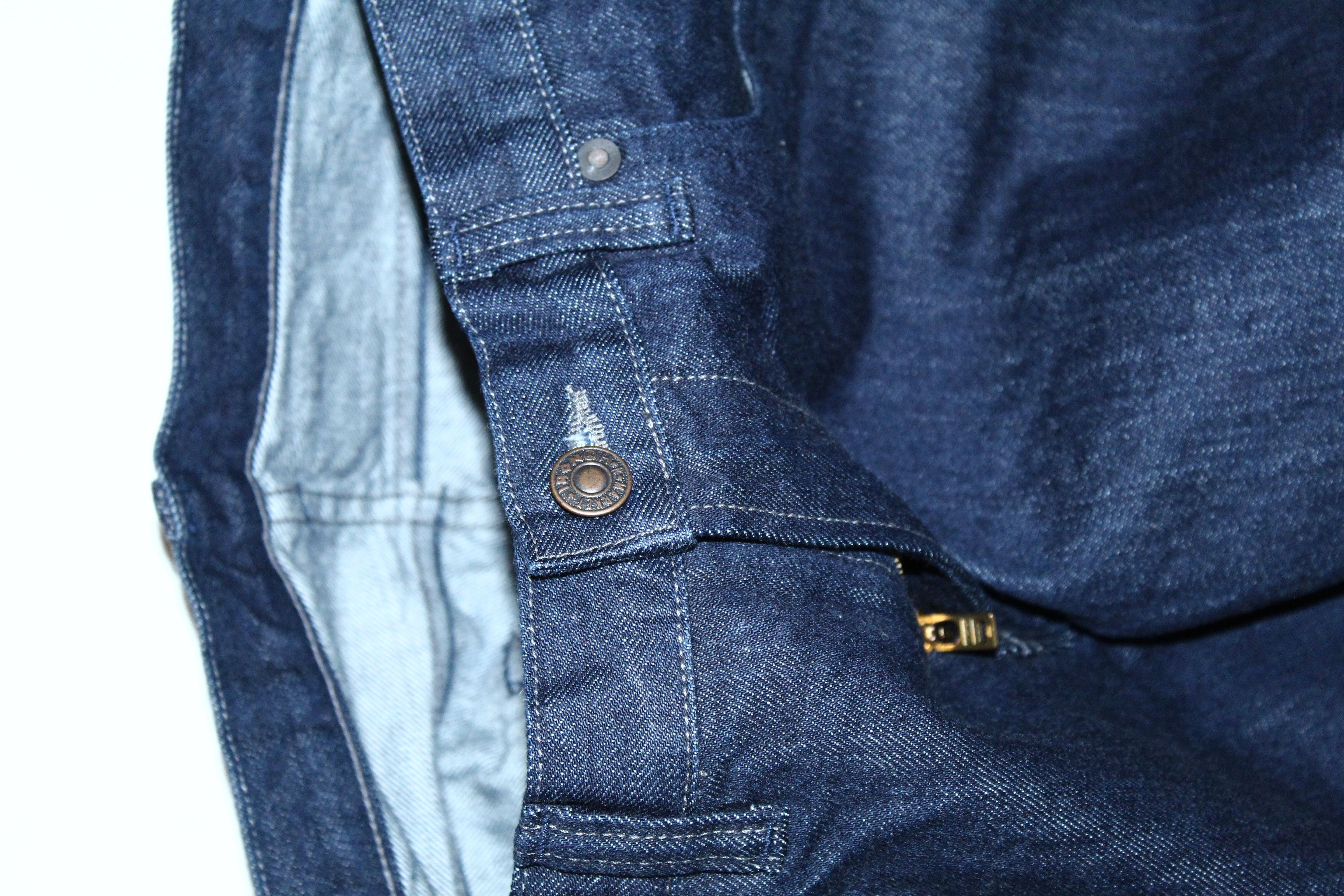 Okura VTG HR Market x Okura x Blue Blue Japan Deep Indigo Jeans Size US 34 / EU 50 - 10 Thumbnail