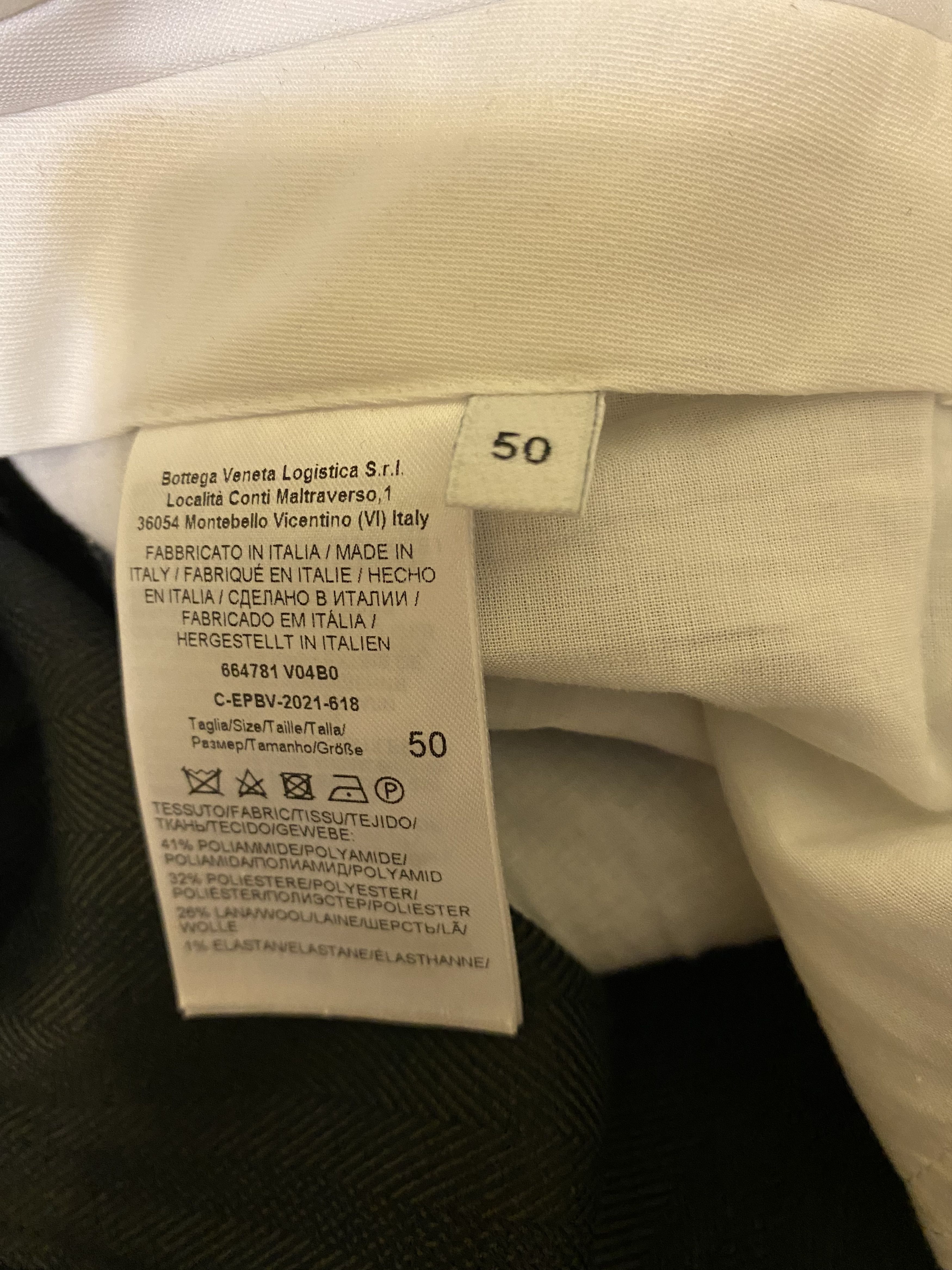 Bottega Veneta Herringbone Trouser Size US 33 - 10 Thumbnail