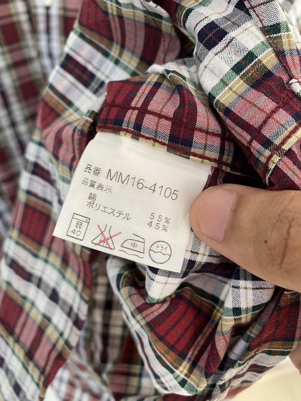 Issey Miyake McGREGOR FLANNEL TARTAN DESIGN BUTTON SHIRT KANYE STYLE Size US M / EU 48-50 / 2 - 7 Thumbnail