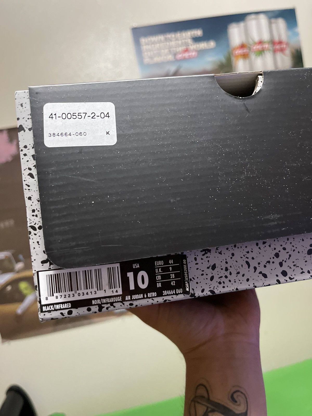 Jordan Brand × Nike Air Jordan 6 Retro 2019 Infrared 2019 Size US 10 / EU 43 - 9 Thumbnail