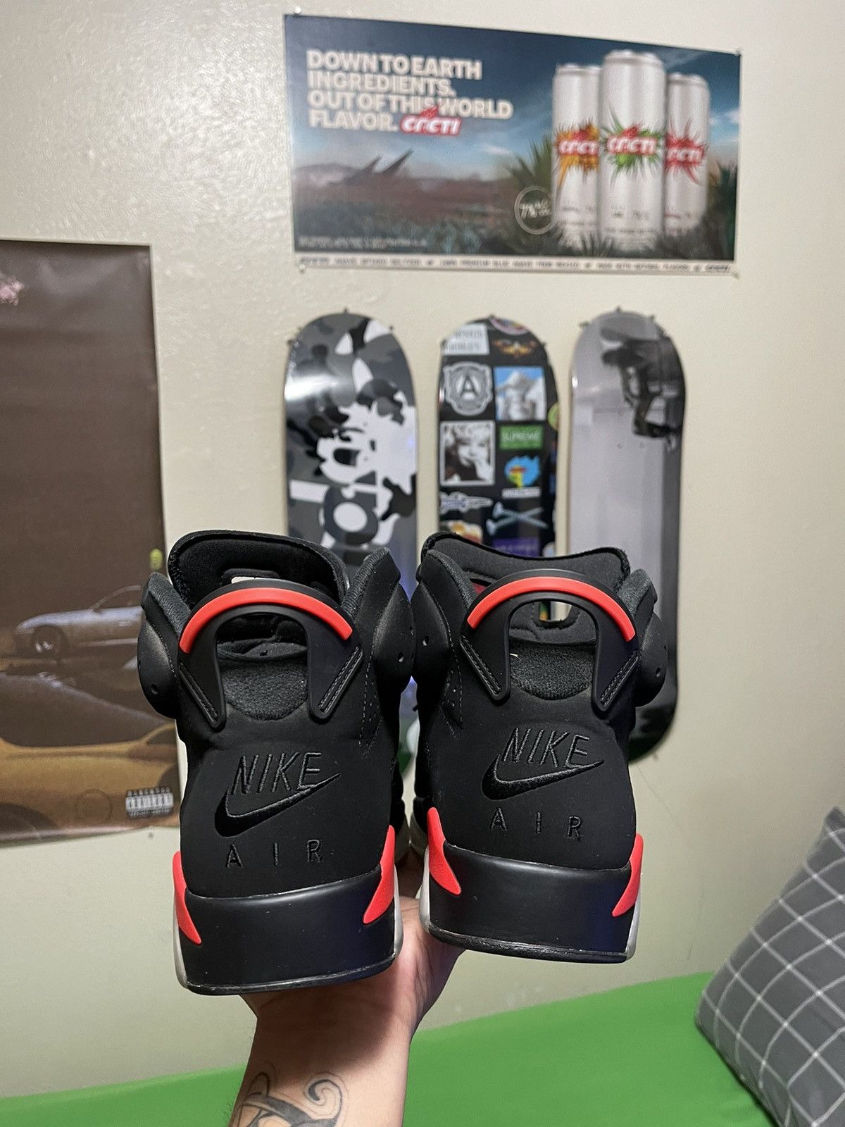 Jordan Brand × Nike Air Jordan 6 Retro 2019 Infrared 2019 Size US 10 / EU 43 - 4 Thumbnail