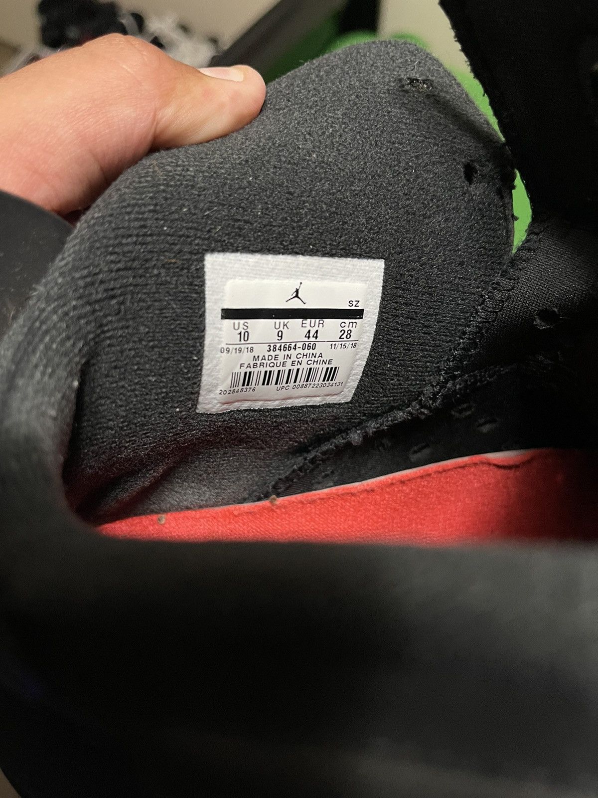 Jordan Brand × Nike Air Jordan 6 Retro 2019 Infrared 2019 Size US 10 / EU 43 - 7 Thumbnail