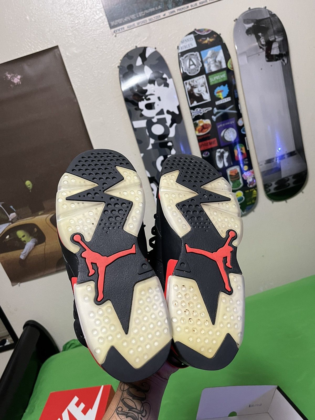 Jordan Brand × Nike Air Jordan 6 Retro 2019 Infrared 2019 Size US 10 / EU 43 - 5 Thumbnail