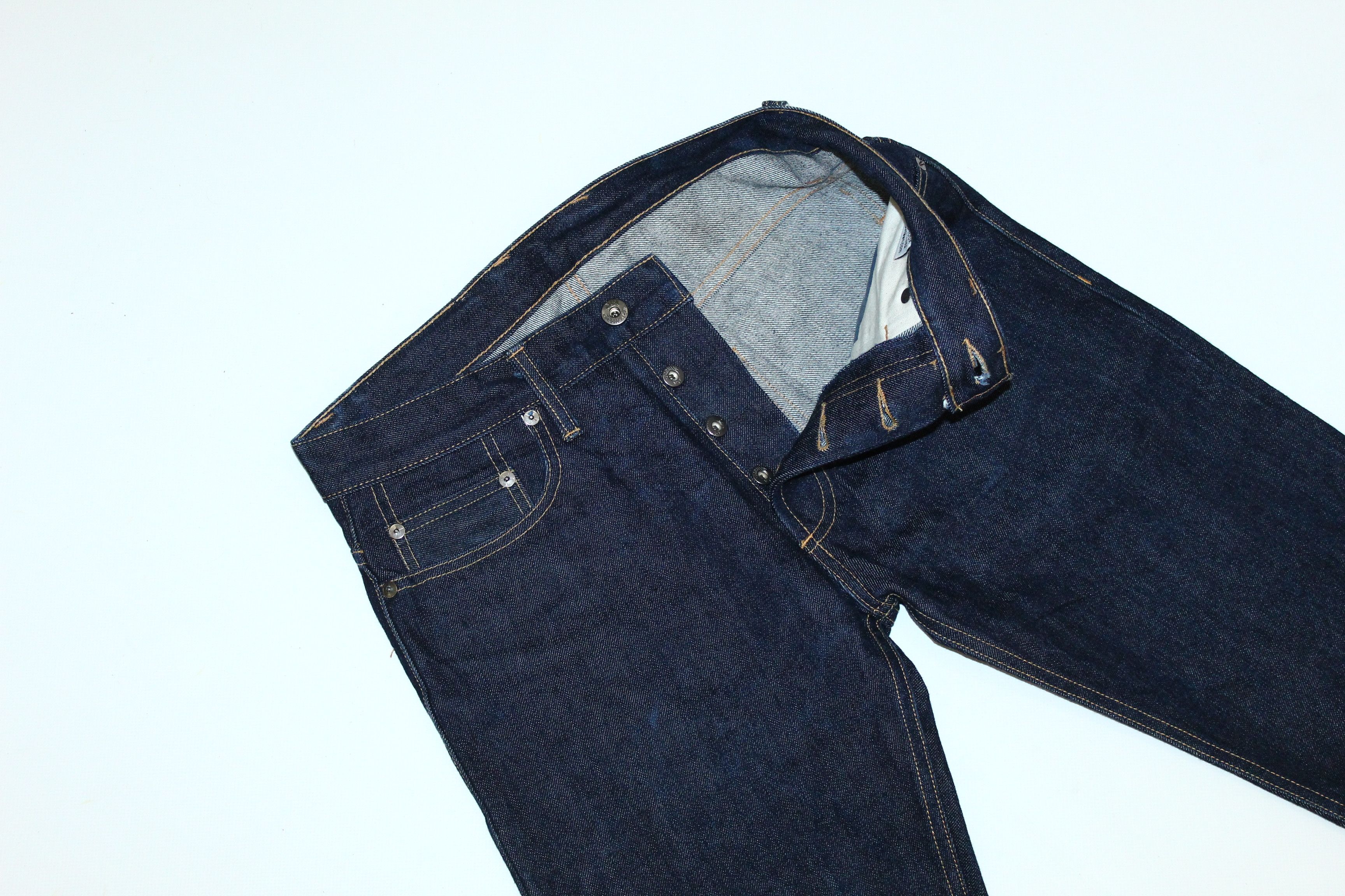3sixteen 3sixteen ST⁠-⁠100x Slim Tapered ⁠-⁠ Indigo Selvedge Jeans Size US 30 / EU 46 - 4 Thumbnail