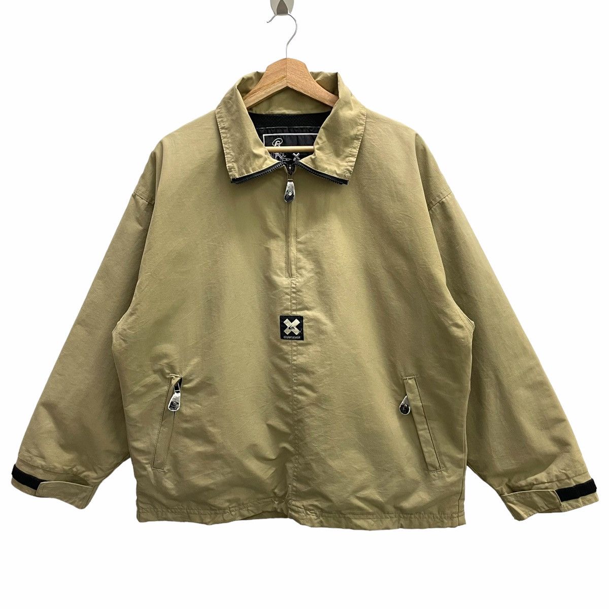Quiksilver × Vintage 💥 90s QUIKSILVER SURF JACKET HALFZIP NICE DESIGN Size US M / EU 48-50 / 2 - 3 Thumbnail