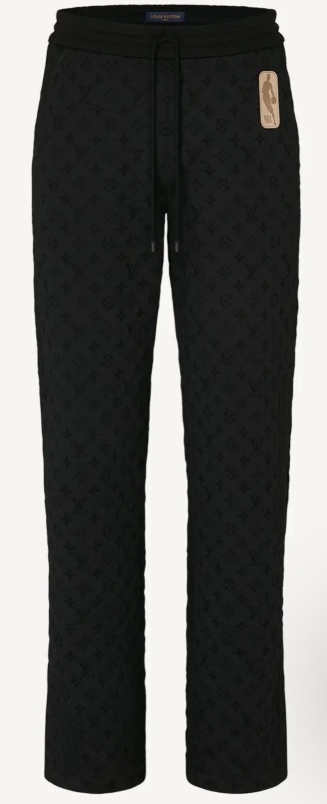 LOUIS VUITTON LVX NBA BLACK SWEATPANTS