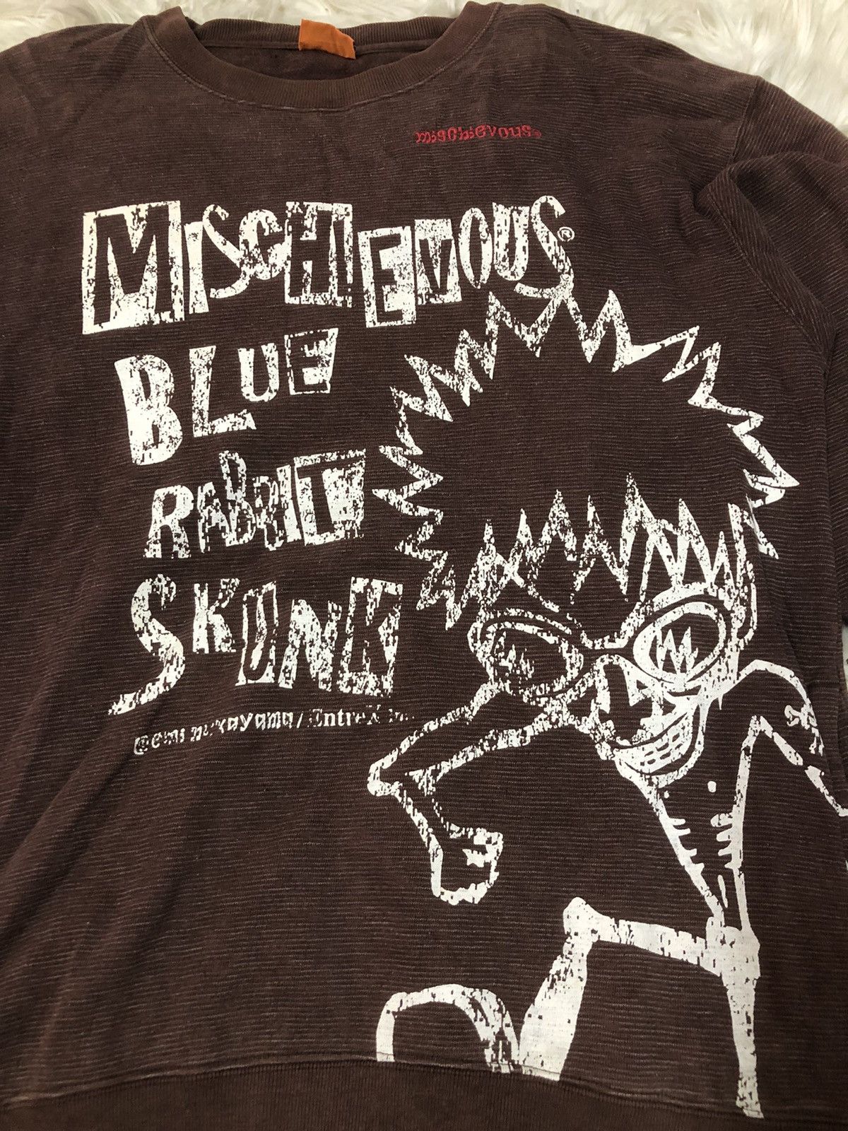 Japanese Brand × Vintage Vintage Mischievous Blue Rabbit Skunk☠️ emi nakayama Size US L / EU 52-54 / 3 - 2 Thumbnail