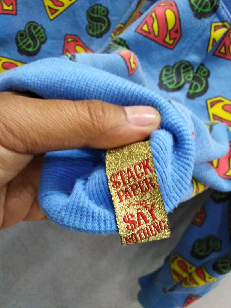 Japanese Brand AKA Stash House Superman $ All Over Print Hoodie Size US XL / EU 56 / 4 - 4 Thumbnail