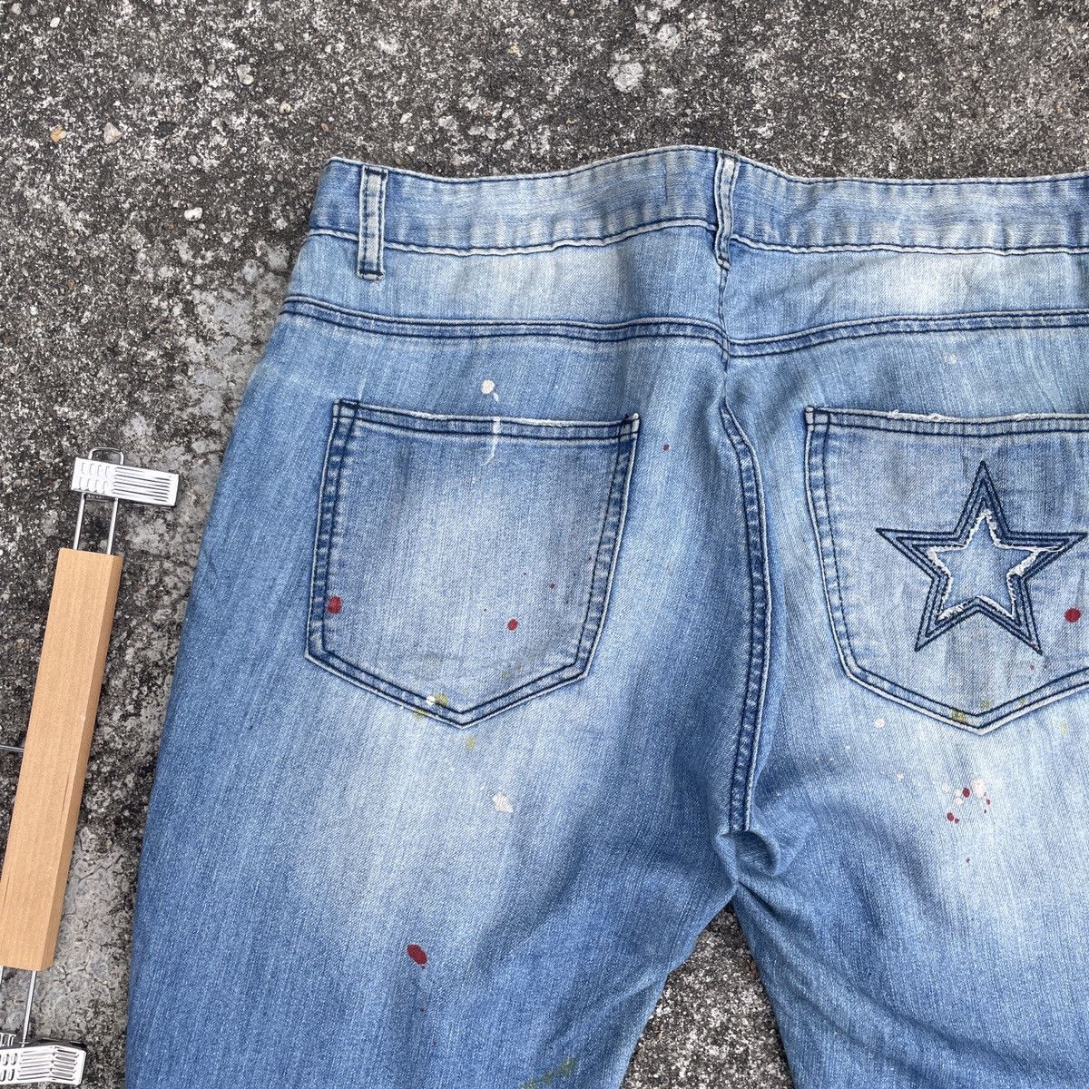 Other Vintage Gavaria Distressed Denim Jeans Size US 34 / EU 50 - 8 Thumbnail