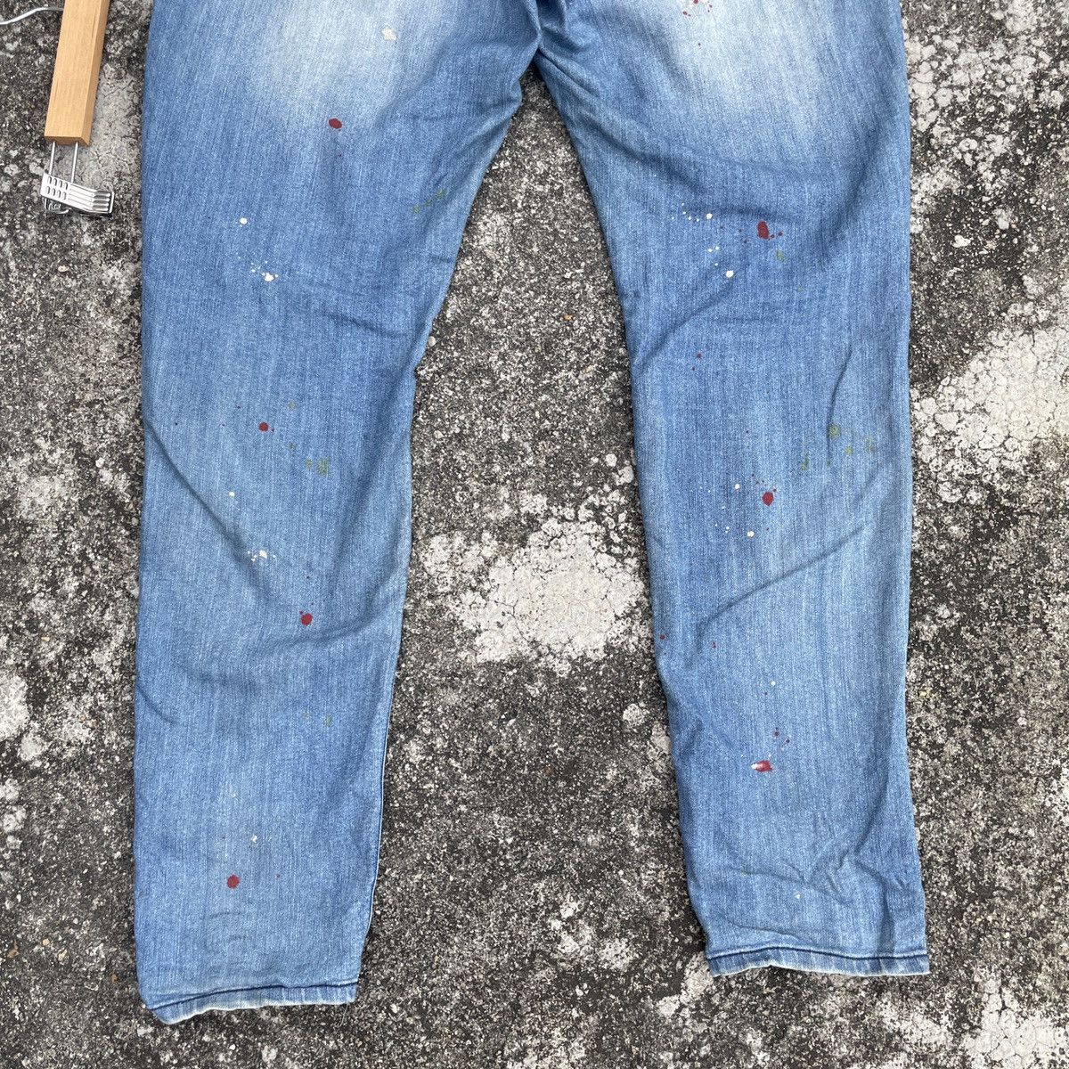 Other Vintage Gavaria Distressed Denim Jeans Size US 34 / EU 50 - 9 Thumbnail