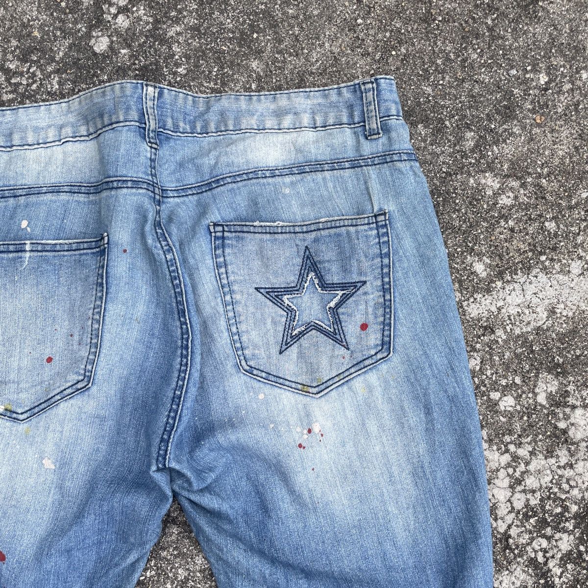 Other Vintage Gavaria Distressed Denim Jeans Size US 34 / EU 50 - 7 Thumbnail