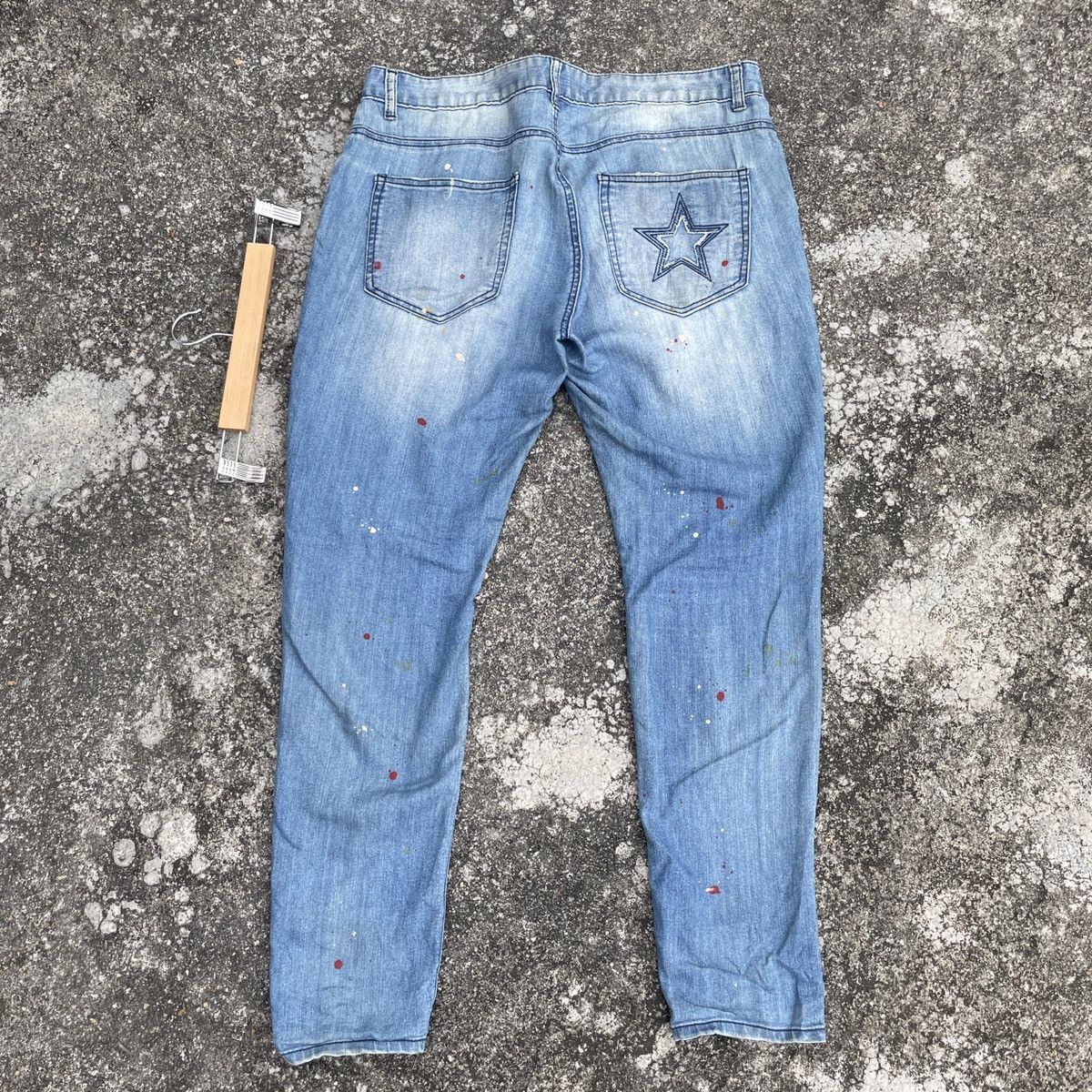 Other Vintage Gavaria Distressed Denim Jeans Size US 34 / EU 50 - 6 Thumbnail