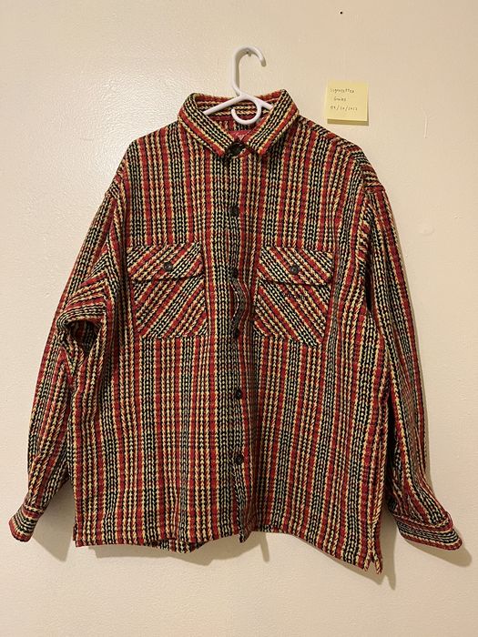 Supreme Supreme | Heavy Flannel Shirt | Gold | XL | FW22 | New