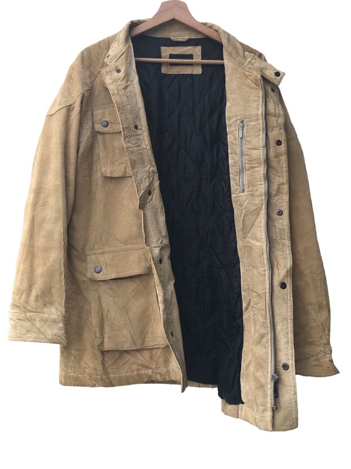 Japanese Brand Aburaysia Corduroy Multi Pockets Jacket Size US L / EU 52-54 / 3 - 3 Thumbnail