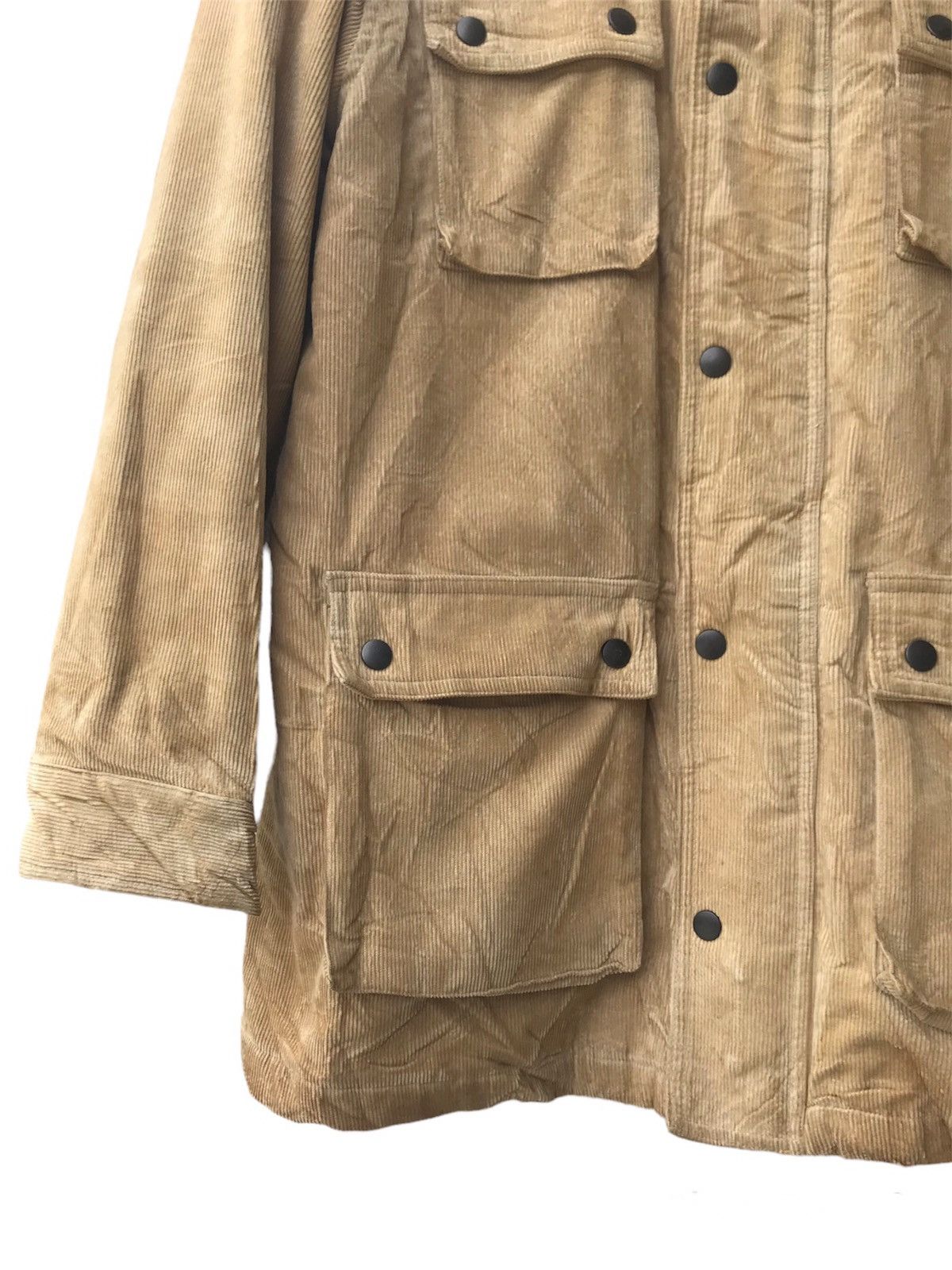 Japanese Brand Aburaysia Corduroy Multi Pockets Jacket Size US L / EU 52-54 / 3 - 5 Thumbnail