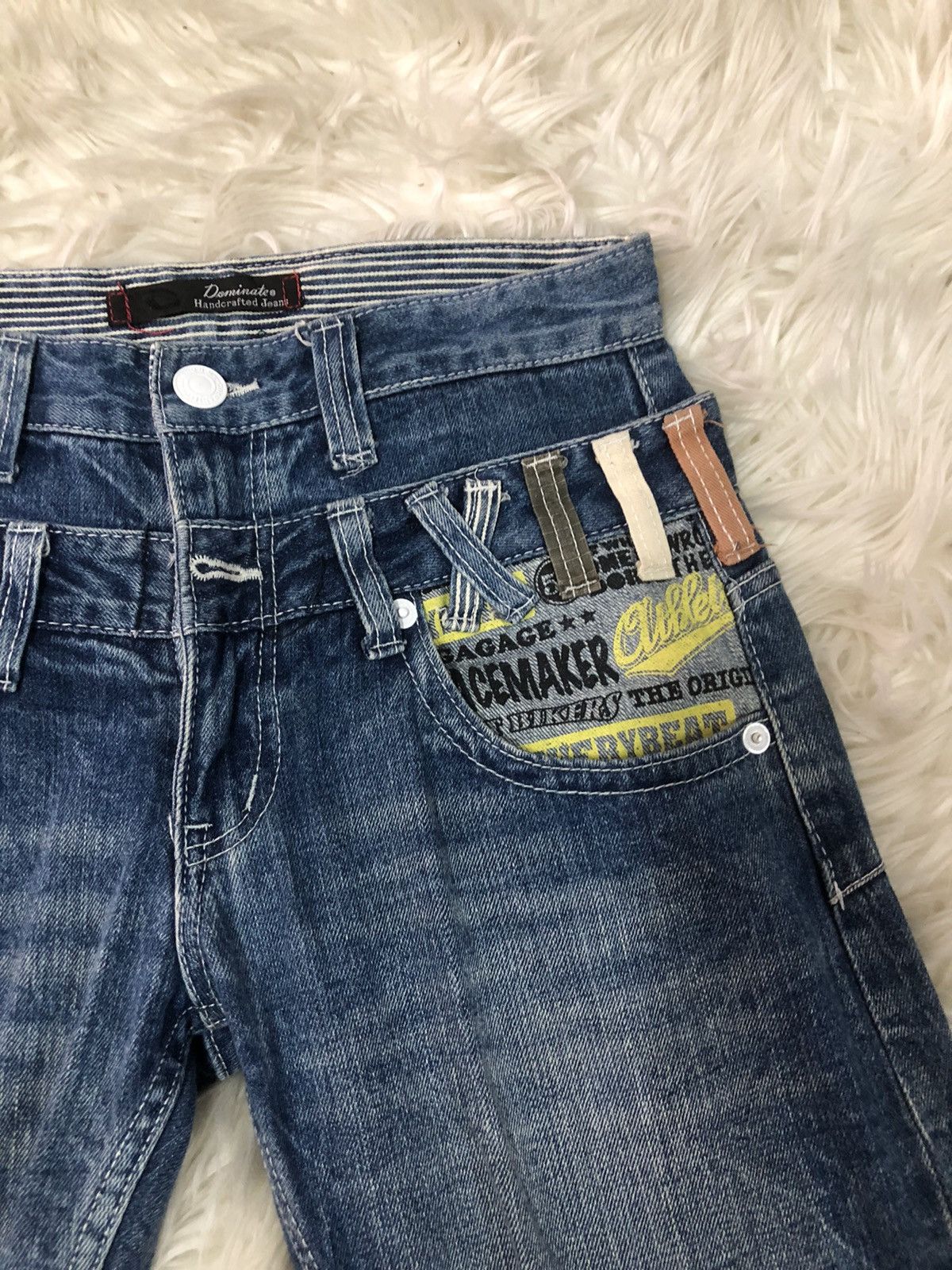 Japanese Brand Japanese denim double waist handcrafted jeans by Dominated Size US 29 - 4 Thumbnail