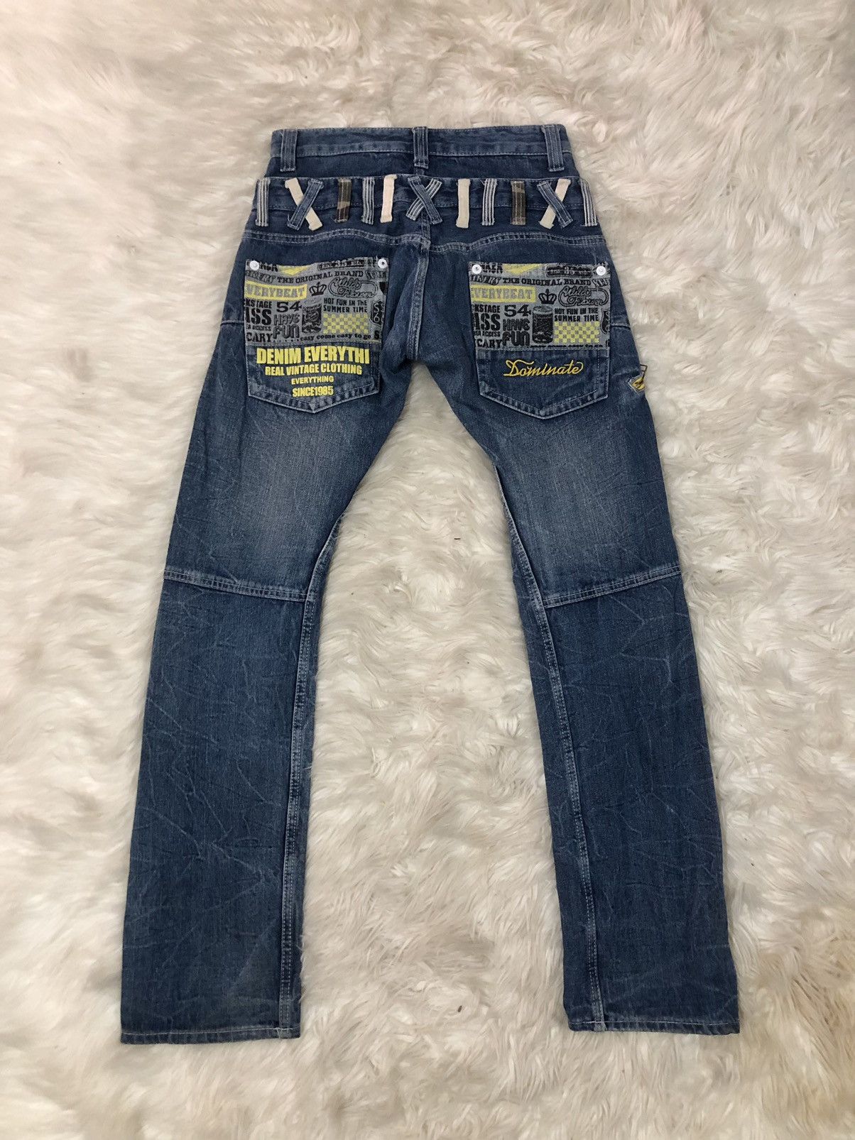 Japanese Brand Japanese denim double waist handcrafted jeans by Dominated Size US 29 - 6 Thumbnail
