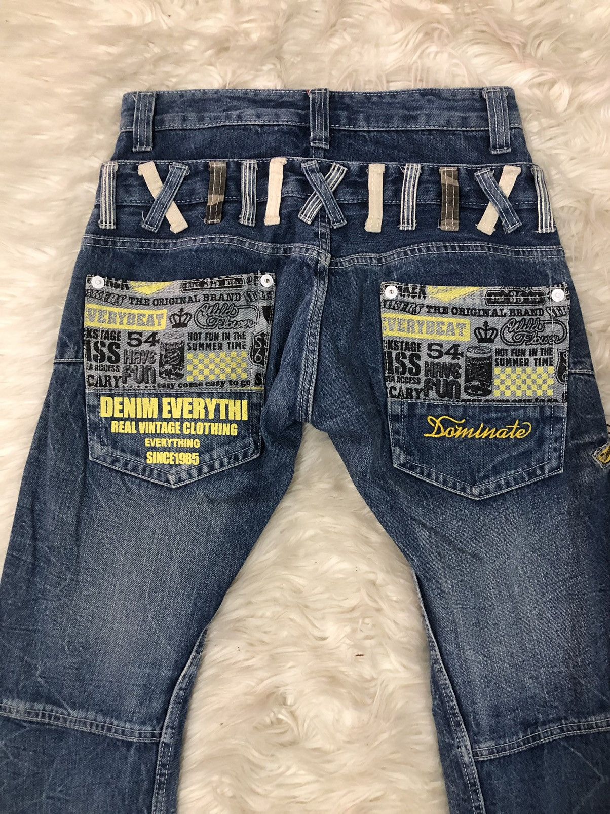 Japanese Brand Japanese denim double waist handcrafted jeans by Dominated Size US 29 - 8 Thumbnail