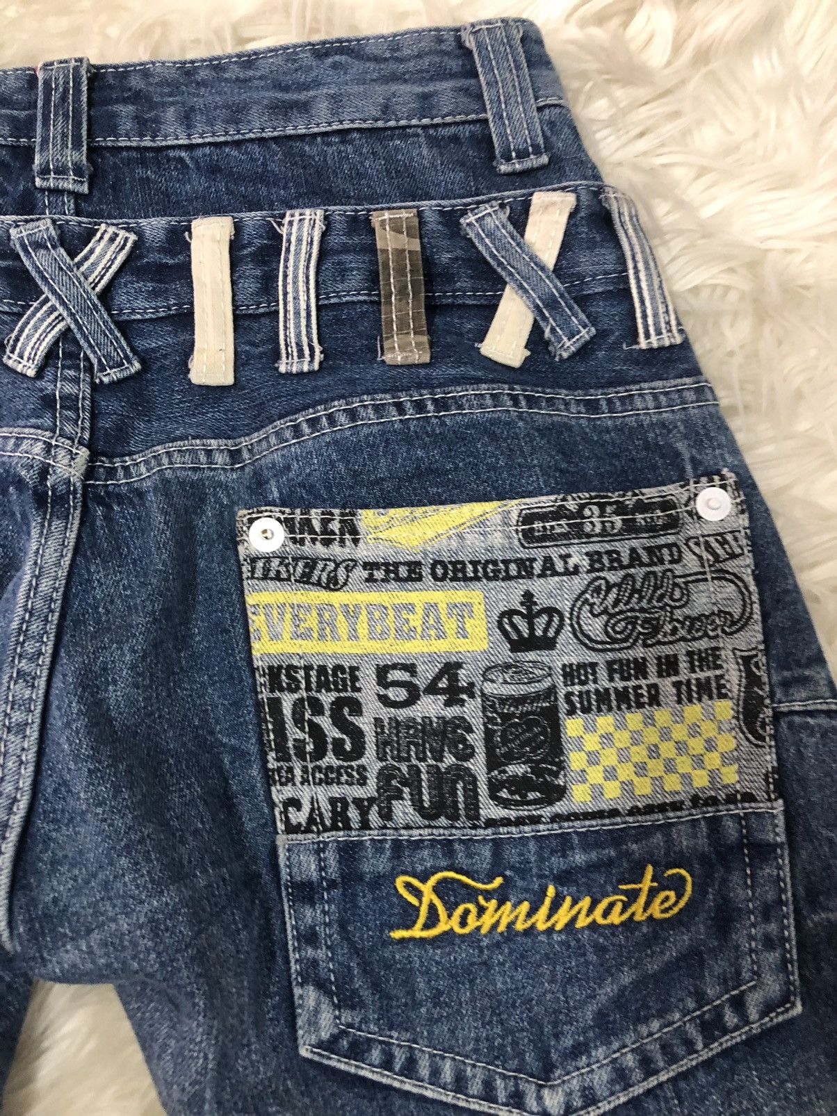 Japanese Brand Japanese denim double waist handcrafted jeans by Dominated Size US 29 - 9 Thumbnail
