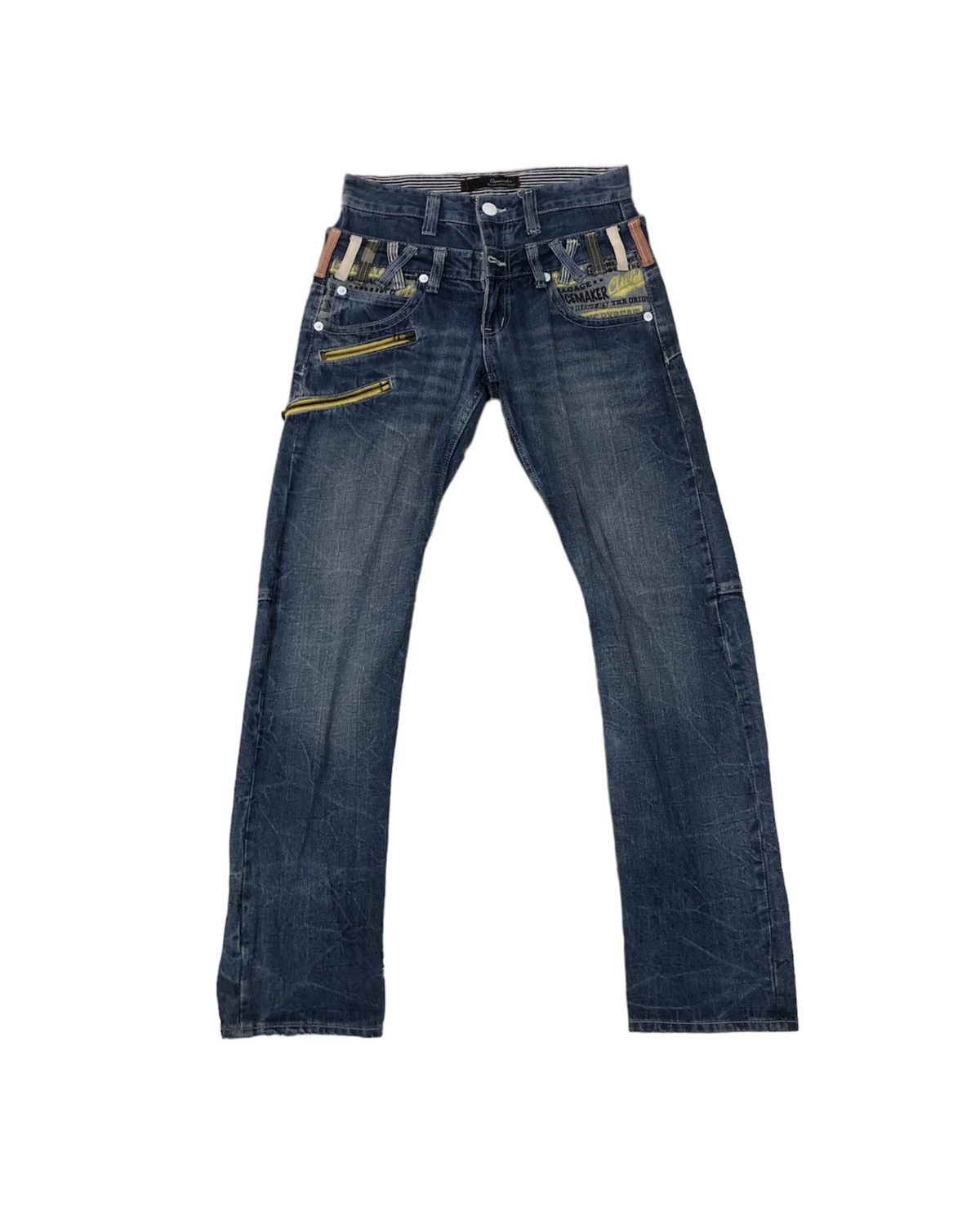 Japanese Brand Japanese denim double waist handcrafted jeans by Dominated Size US 29 - 1 Thumbnail