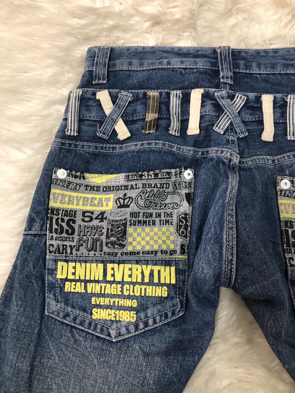 Japanese Brand Japanese denim double waist handcrafted jeans by Dominated Size US 29 - 10 Thumbnail