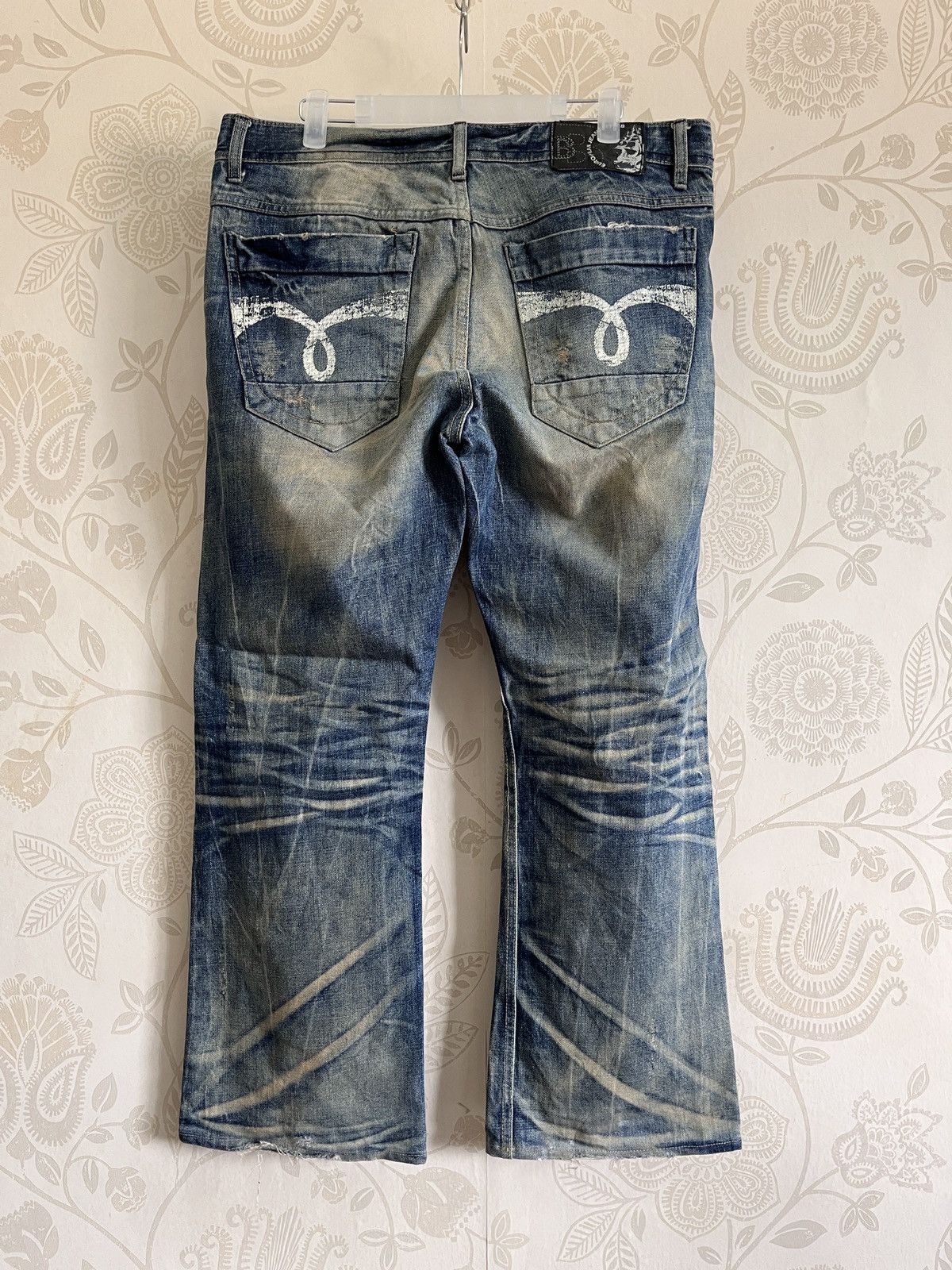Plan B Flared Plan B European Denim Jeans Faded Vintage Size US 34 / EU 50 - 4 Thumbnail