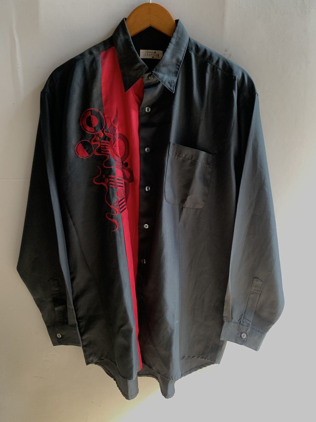 crysun japanese shirt with embroidery