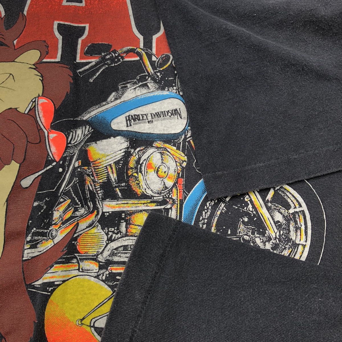 Harley Davidson Rare‼️🔥Vintage Harley Davidson X Tazmania Bad Boy T-Shirt Size US M / EU 48-50 / 2 - 5 Thumbnail