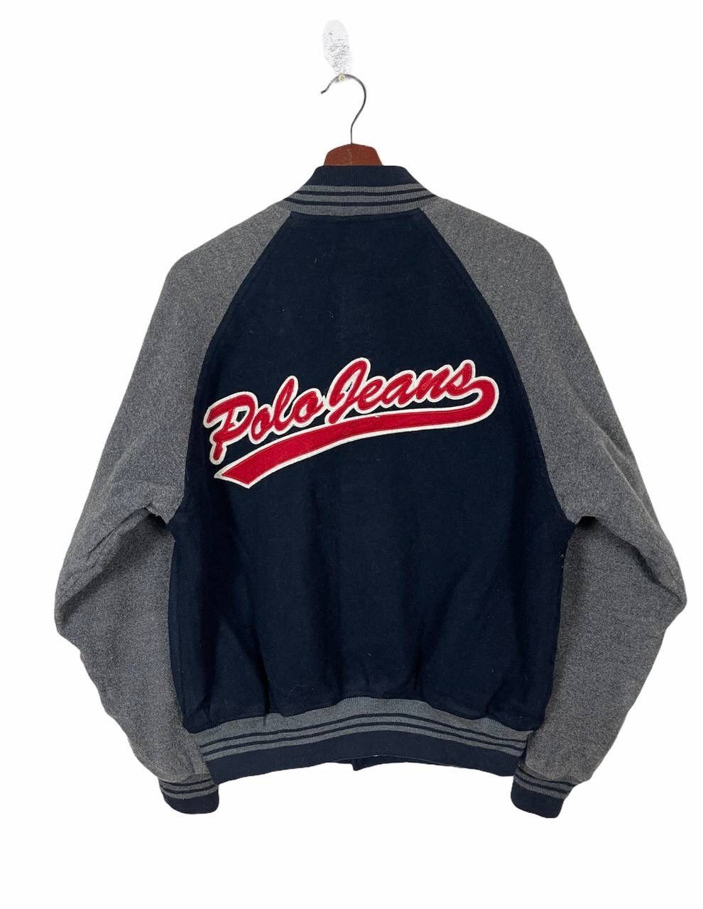 Polo Ralph Lauren RRL ON SALE🔥90’s POLO Ralph Lauren Wool Varsity Size US M / EU 48-50 / 2 - 2 Thumbnail