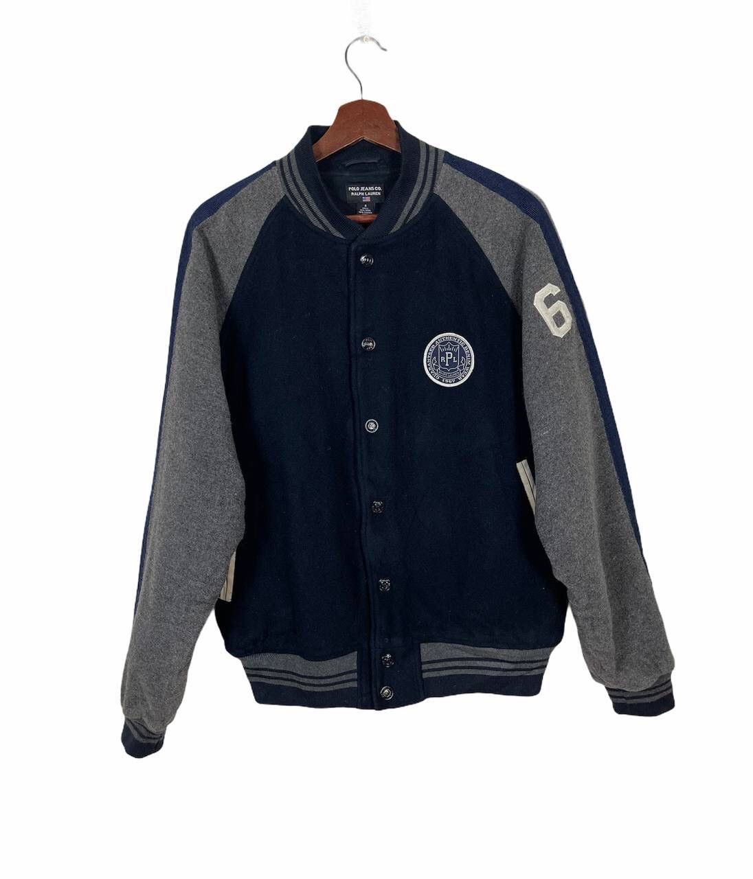 Polo Ralph Lauren RRL ON SALE🔥90’s POLO Ralph Lauren Wool Varsity Size US M / EU 48-50 / 2 - 3 Thumbnail