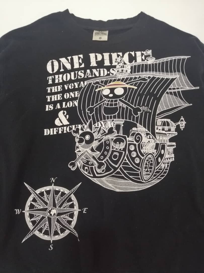 Japanese Brand × One Piece Vintage One Piece Sweatshirt Printed Rare Size US XXL / EU 58 / 5 - 6 Thumbnail
