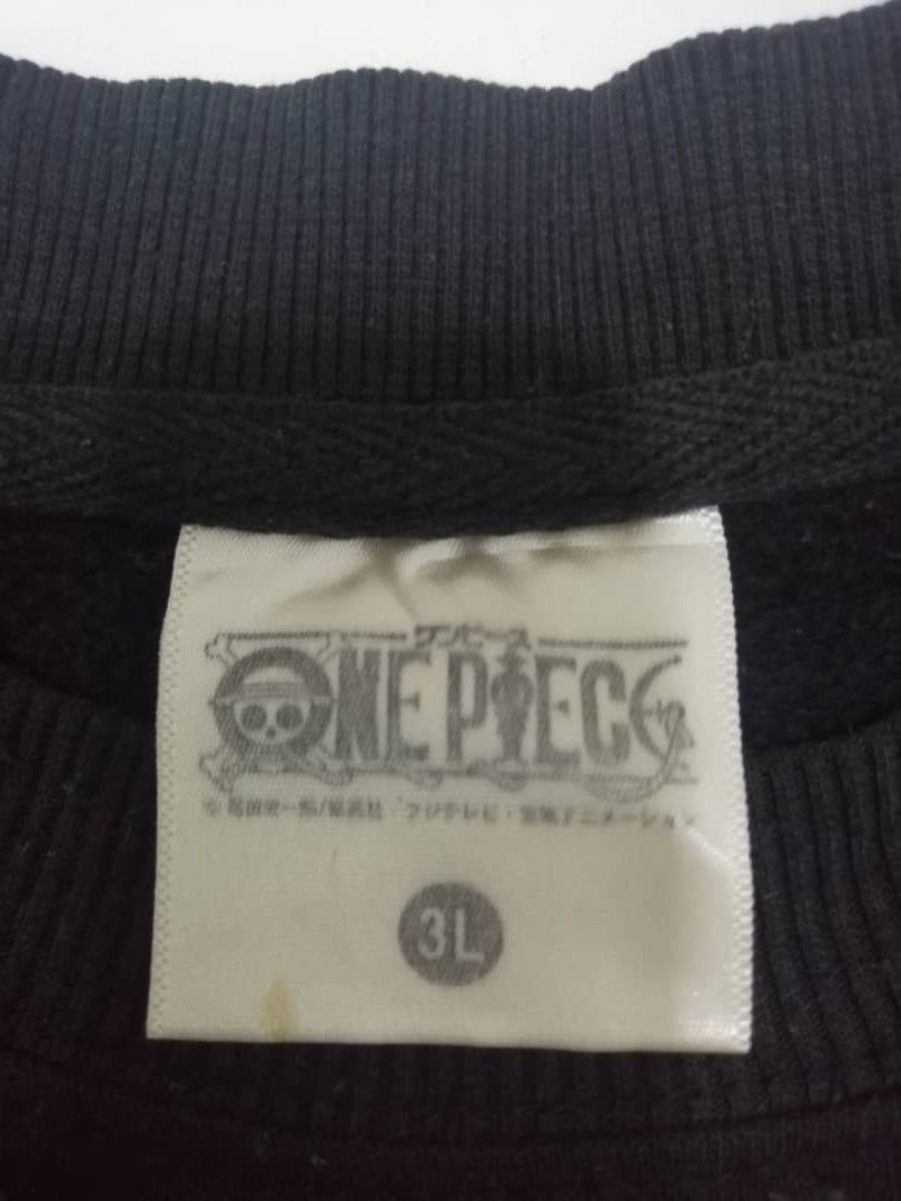 Japanese Brand × One Piece Vintage One Piece Sweatshirt Printed Rare Size US XXL / EU 58 / 5 - 3 Thumbnail
