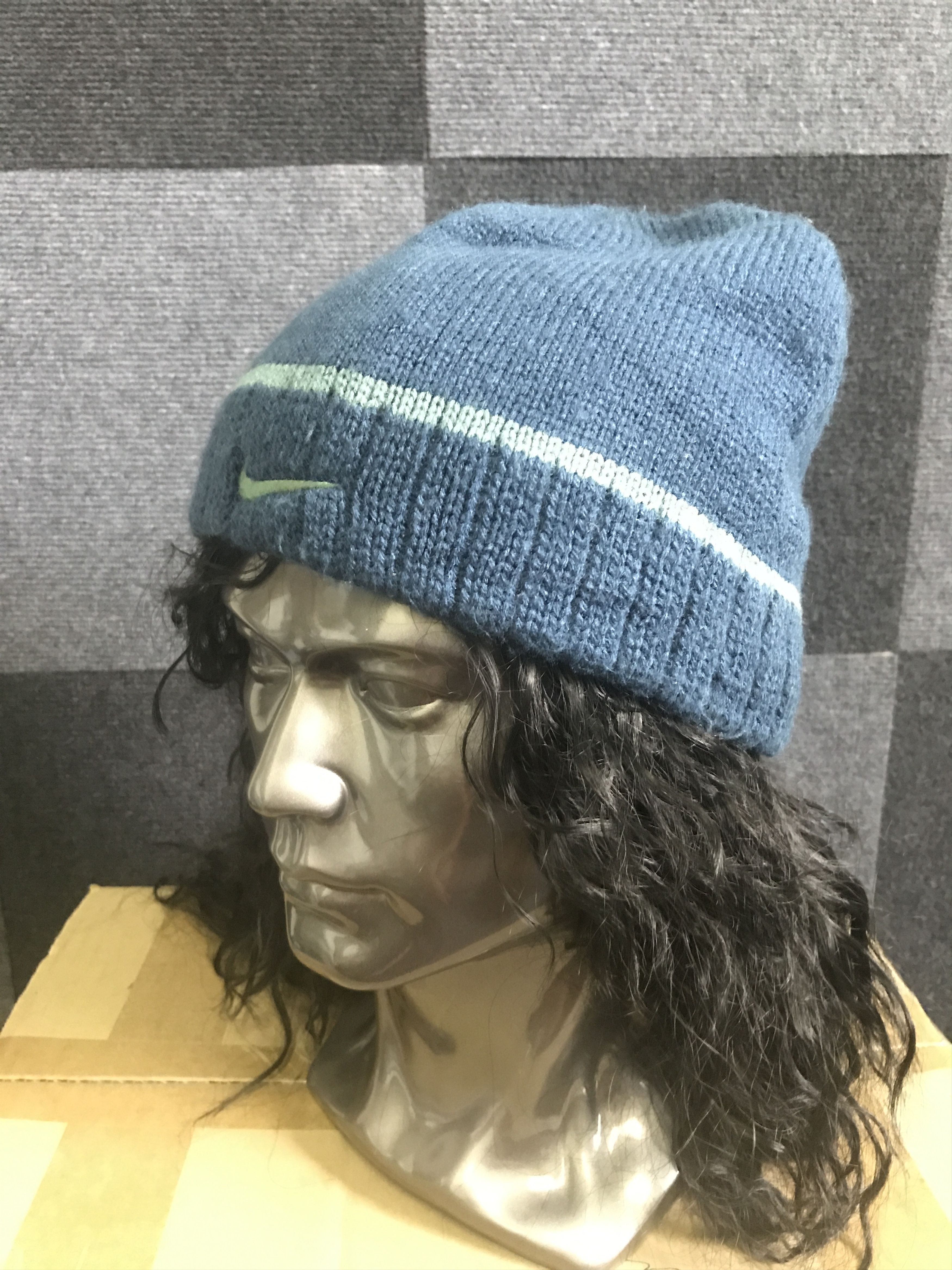 Nike × Vintage 💥VINTAGE💥BSC97 Vintage 90s NIKE Sportswear Beanie Size ONE SIZE - 2 Thumbnail