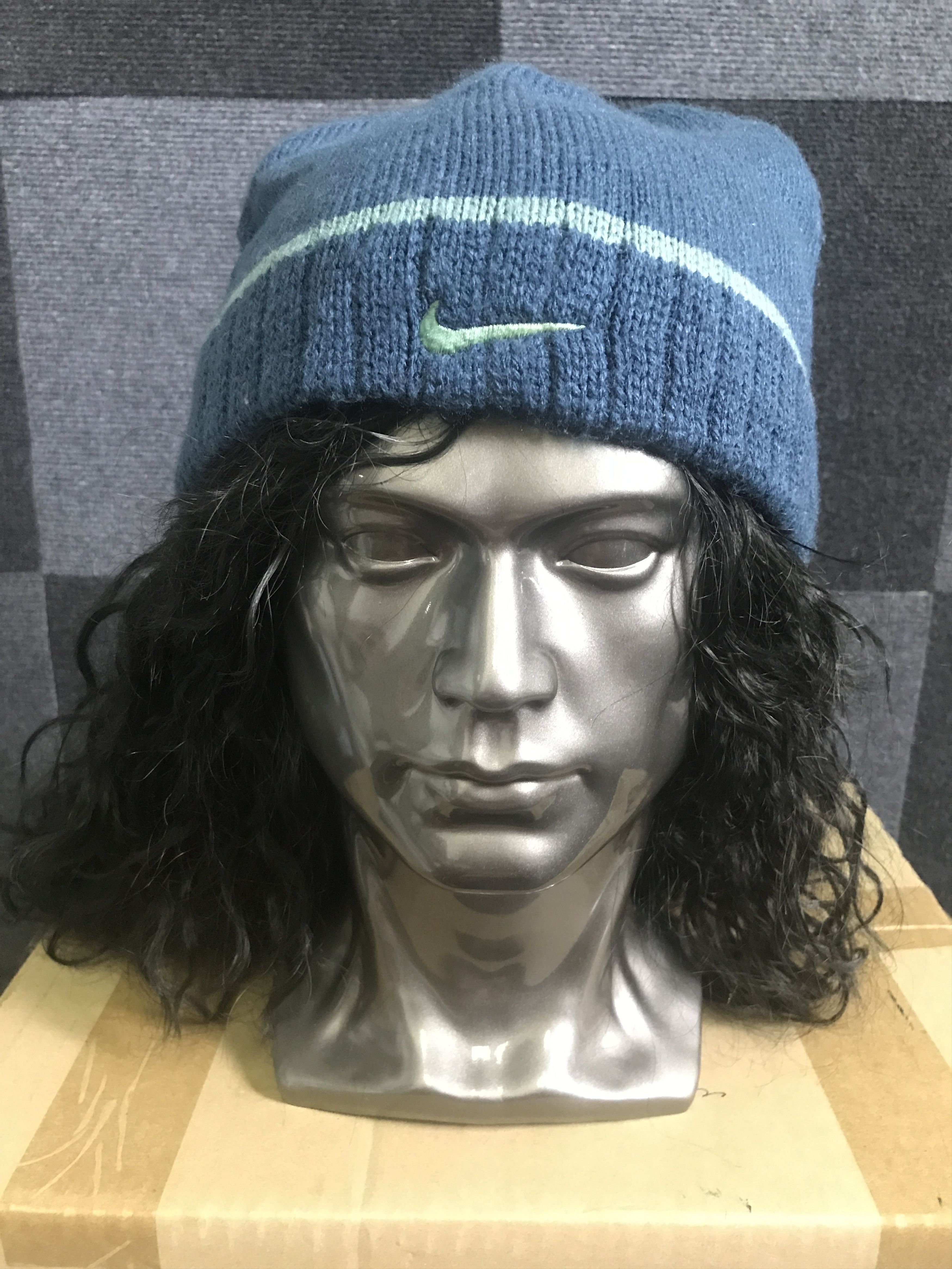 Nike × Vintage 💥VINTAGE💥BSC97 Vintage 90s NIKE Sportswear Beanie Size ONE SIZE - 1 Thumbnail