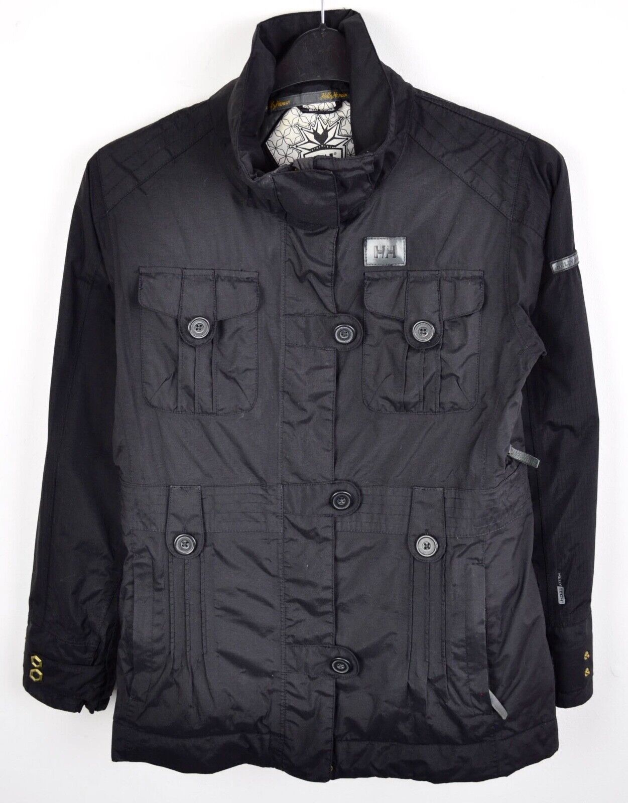 Helly Hansen XS Women's Ski Jacket Coat Black Top Zip Up Button Up Size XS / US 0-2 / IT 36-38 - 1 Thumbnail