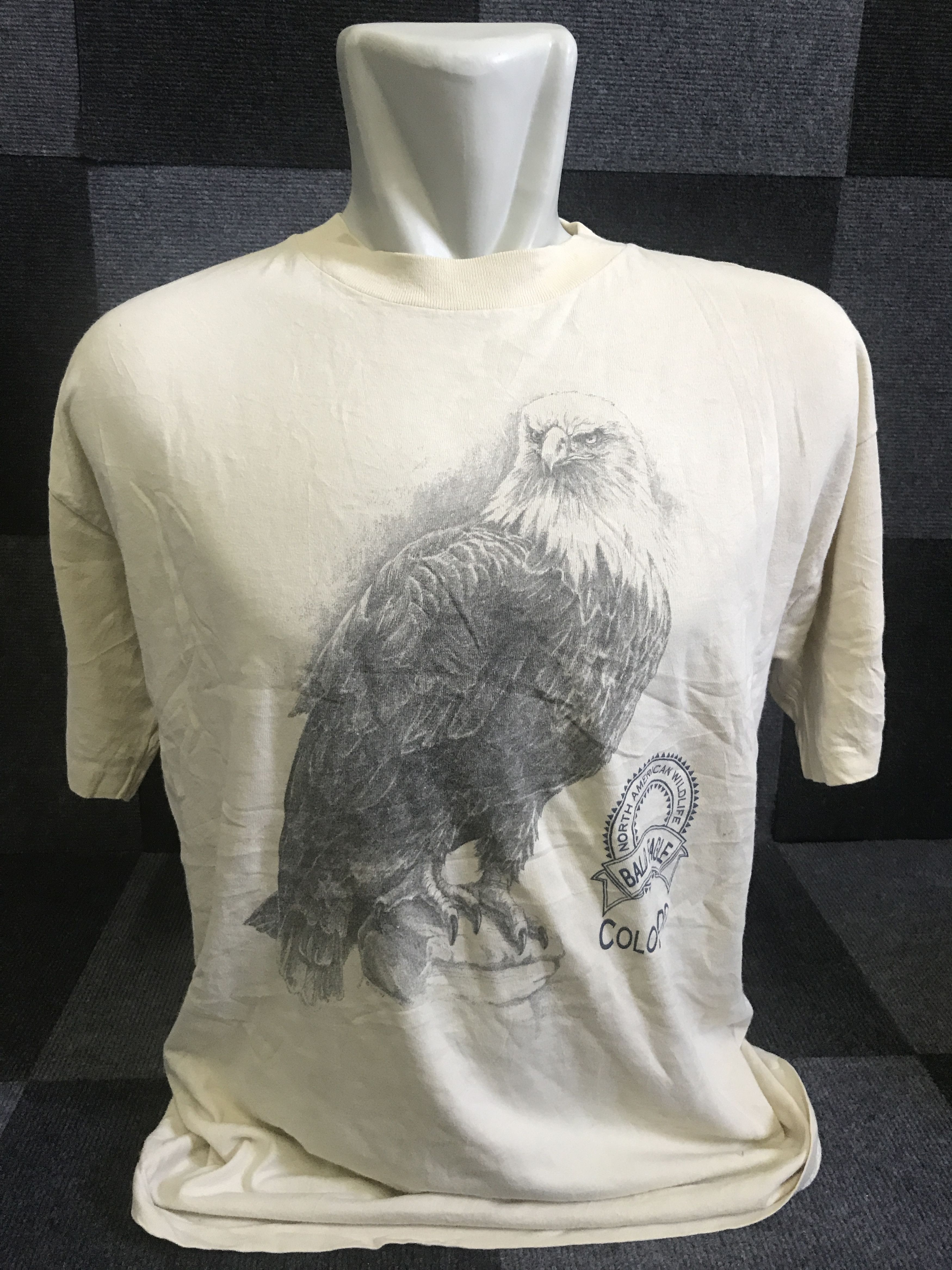 Vintage RN2 Vintage EAGLE KANSAS CITY Spell Out Shirt Size US L / EU 52-54 / 3 - 1 Thumbnail