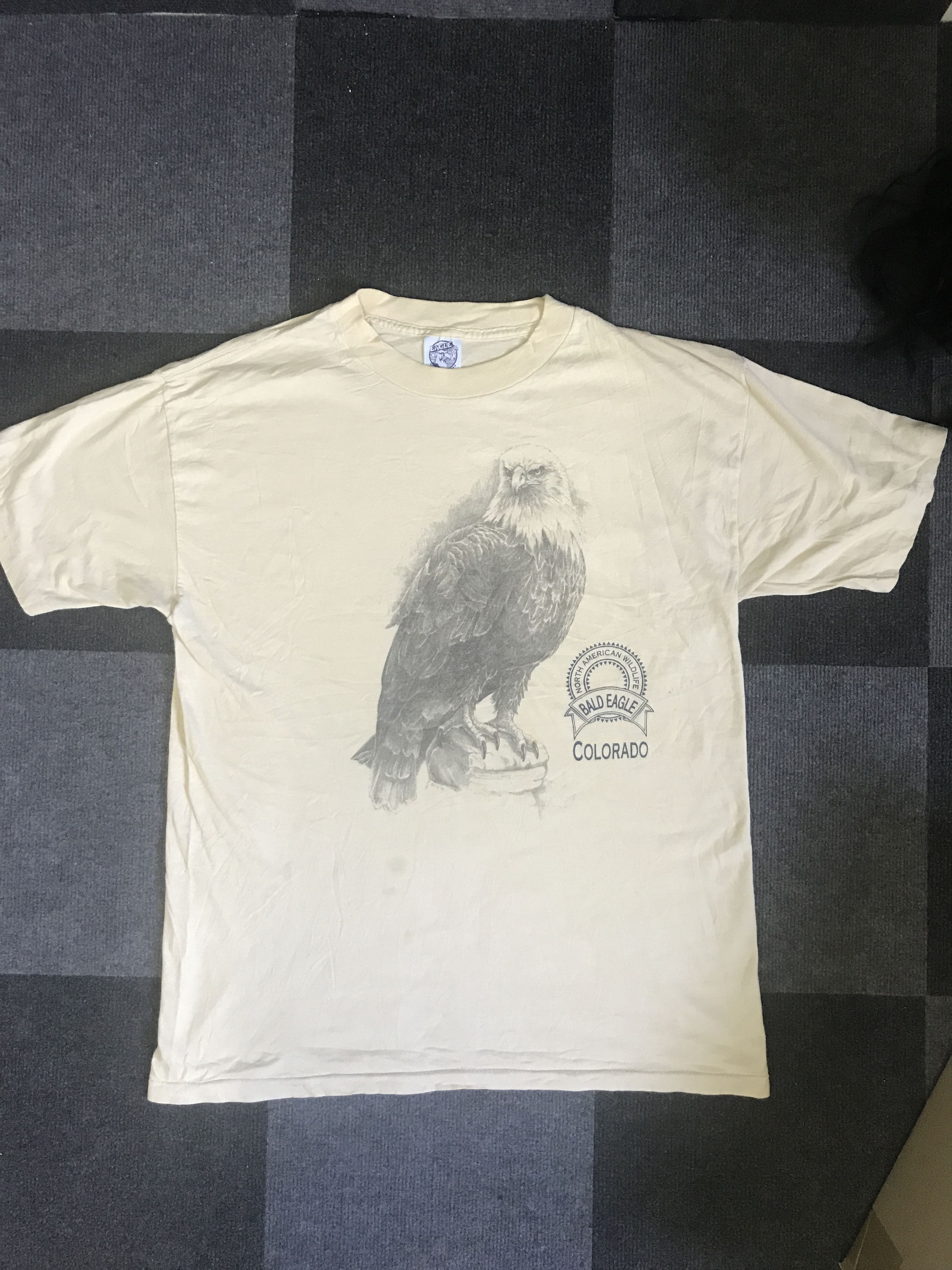 Vintage RN2 Vintage EAGLE KANSAS CITY Spell Out Shirt Size US L / EU 52-54 / 3 - 12 Thumbnail