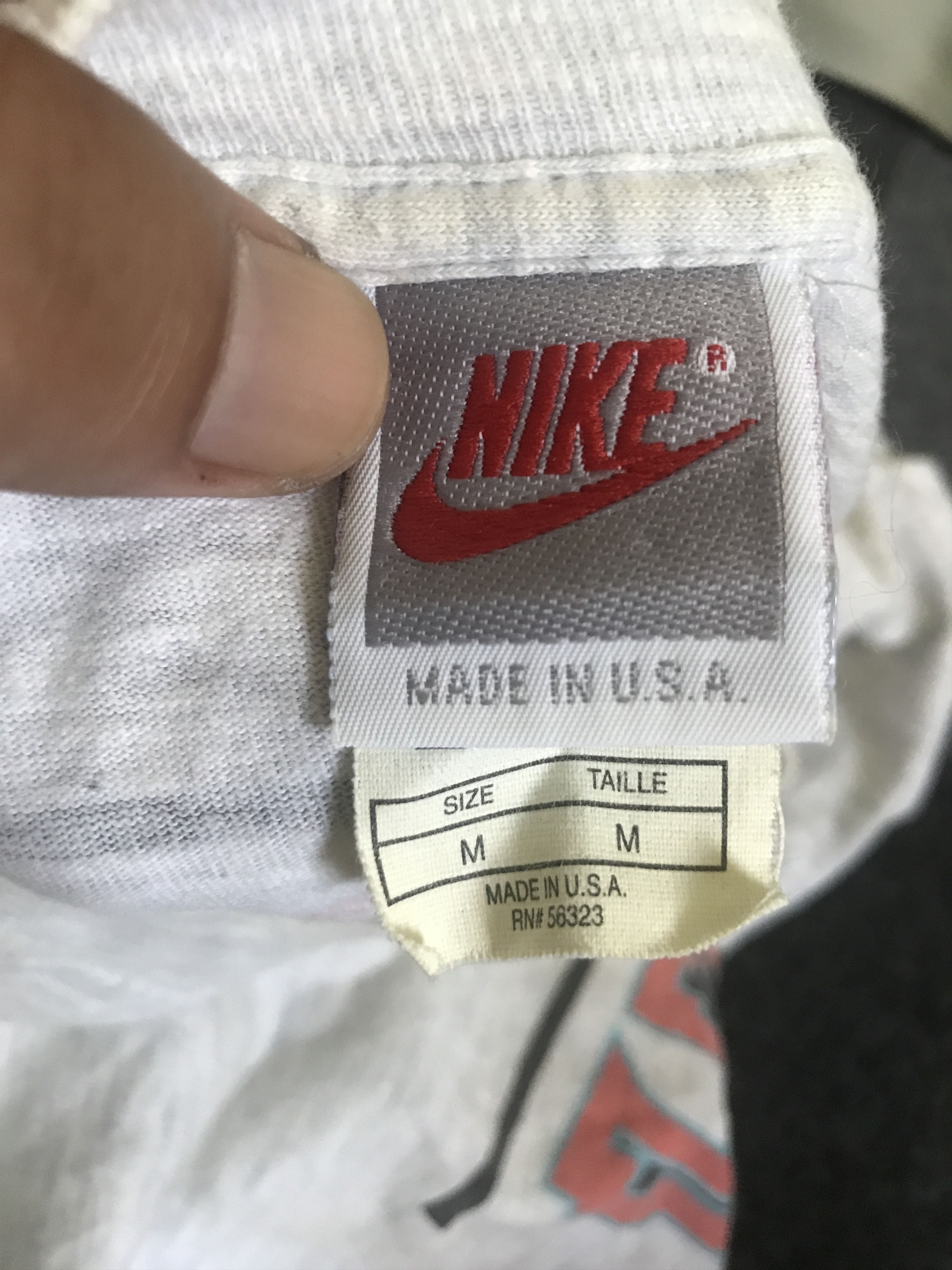 Nike × Vintage RN3 Vintage 94 Nike USA Front Back Print Rare Shirt Size US M / EU 48-50 / 2 - 7 Thumbnail