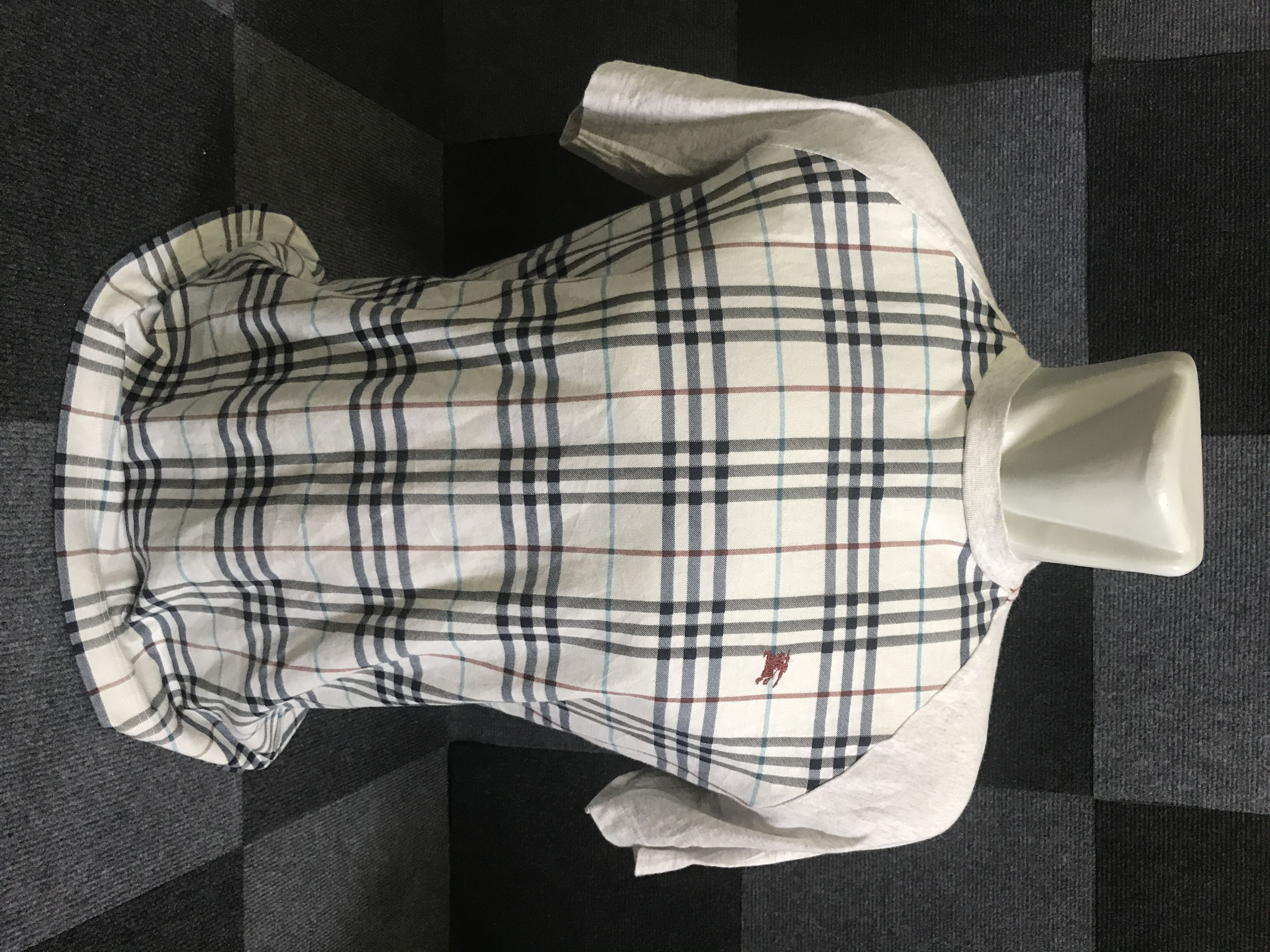 Burberry RN6 BURBERRY BLUE LABEL Raglan Novacheck Shirt Size M / US 6-8 / IT 42-44 - 1 Thumbnail