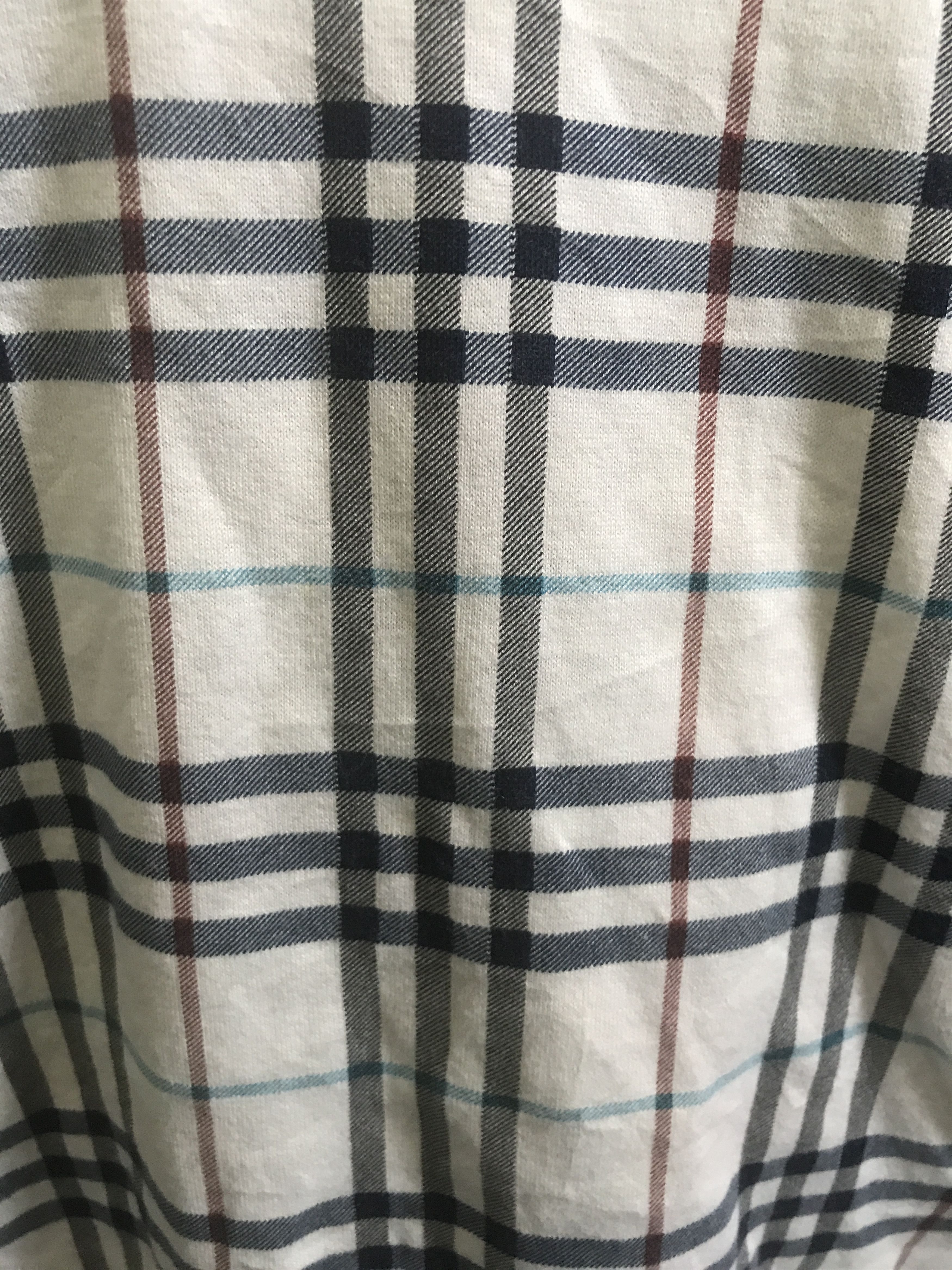Burberry RN6 BURBERRY BLUE LABEL Raglan Novacheck Shirt Size L / US 10 / IT 46 - 3 Thumbnail