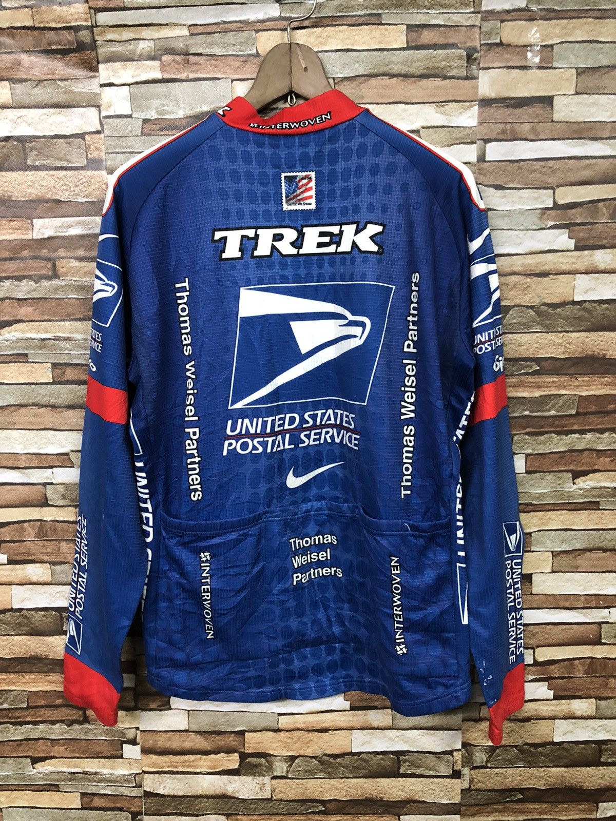 Nike Vintage Nike/TREK cycling jersey Size US L / EU 52-54 / 3 - 2 Thumbnail