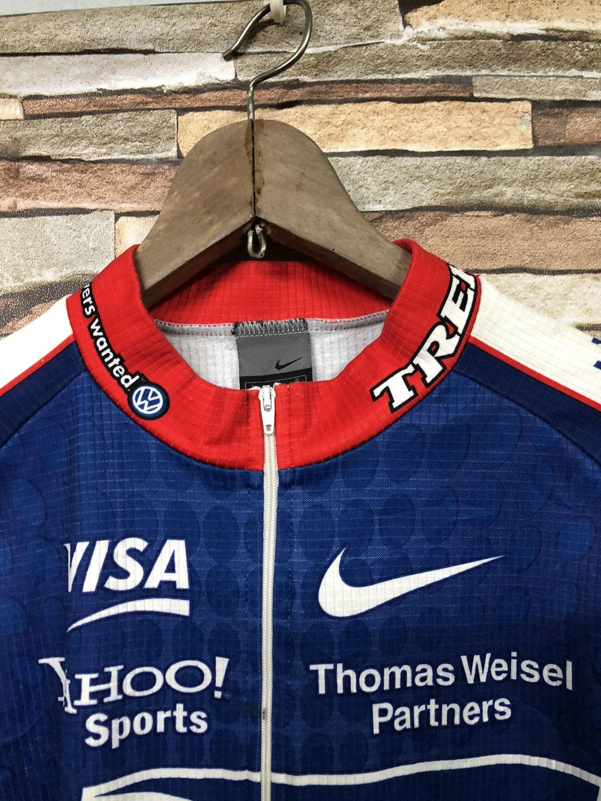 Nike Vintage Nike/TREK cycling jersey Size US L / EU 52-54 / 3 - 4 Thumbnail