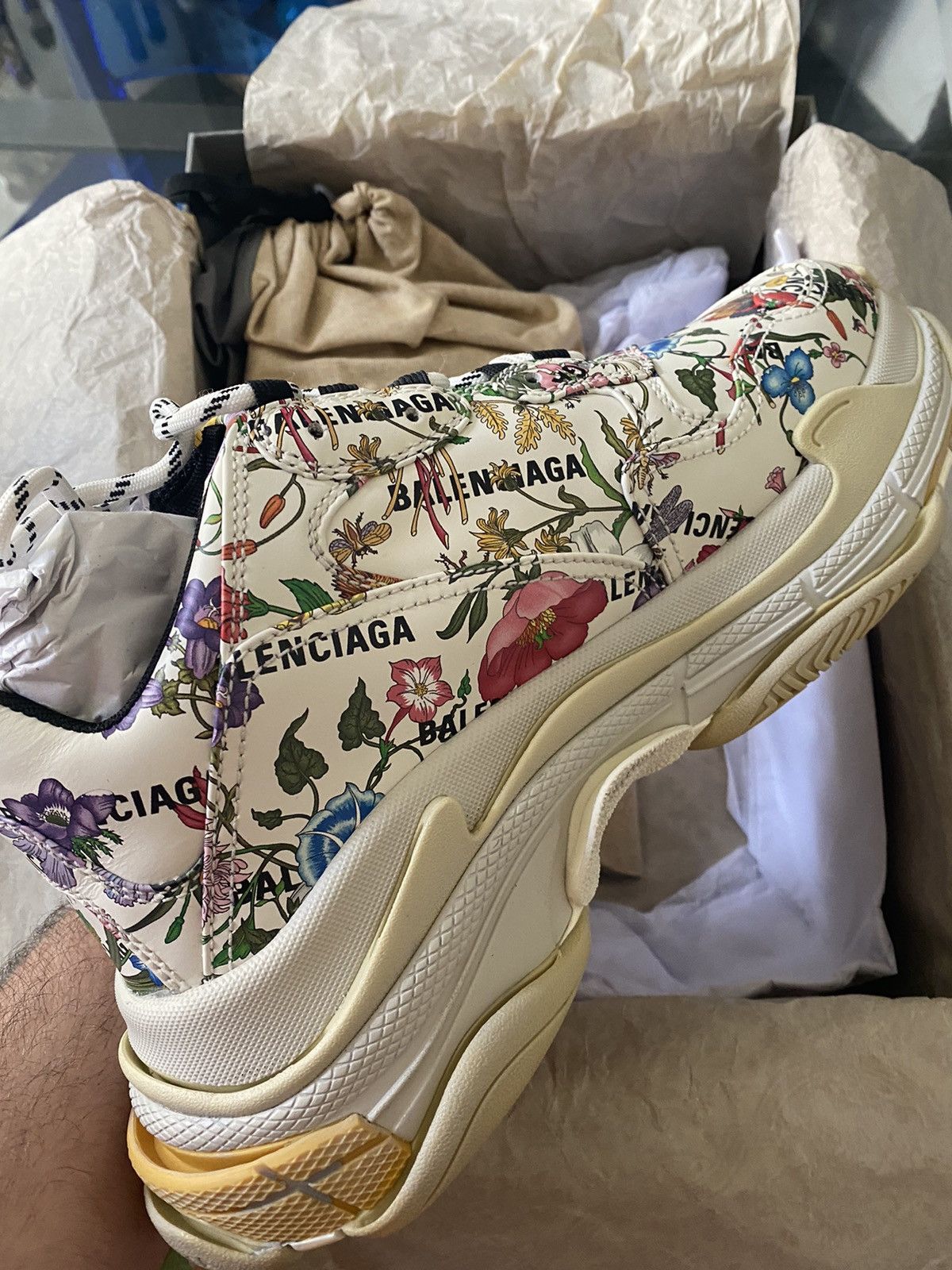 Gucci Gucci Balenciaga The Hacker Project Triple S Floral 43 / 9.5