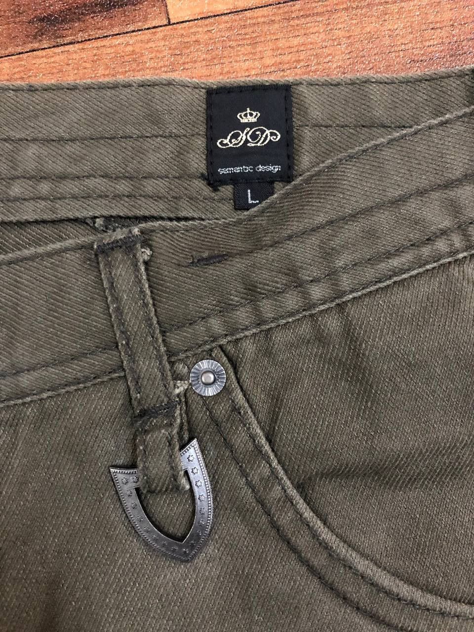 Beauty Beast × Japanese Brand × Seditionaries Semantic Design Seditionaries Print Buckle Back Jeans Size US 30 / EU 46 - 6 Thumbnail