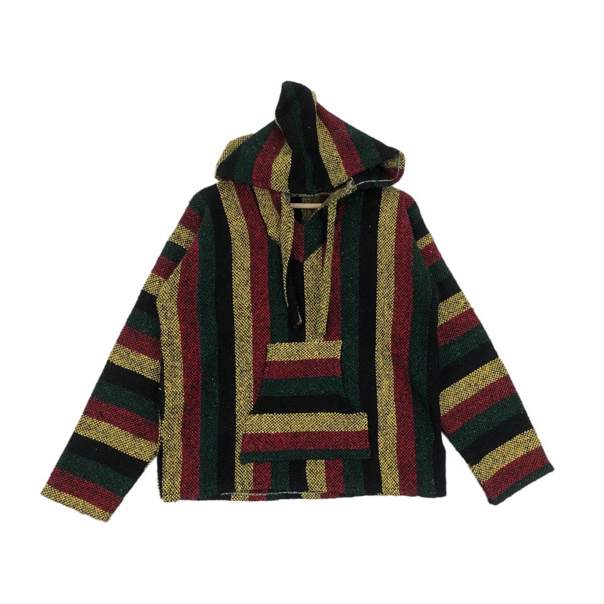 Vtg 90' ARTILANA NAVAJO RASTA BAJA Hoodie Pullover Jumper
