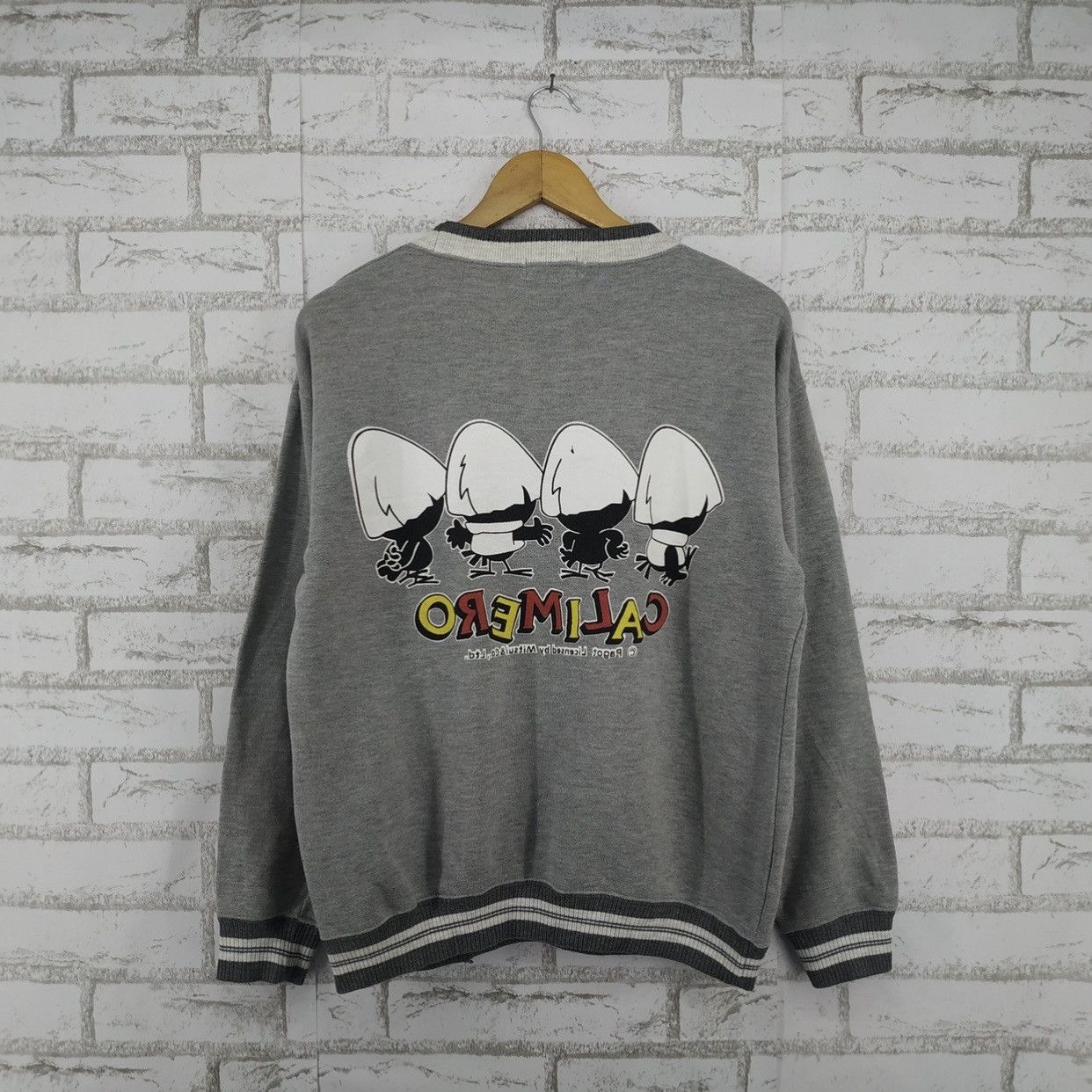 Anime × Cartoon Network × Vintage Calimero Pagot Anime 90s Vintage Sweatshirt. #E Size US L / EU 52-54 / 3 - 4 Thumbnail